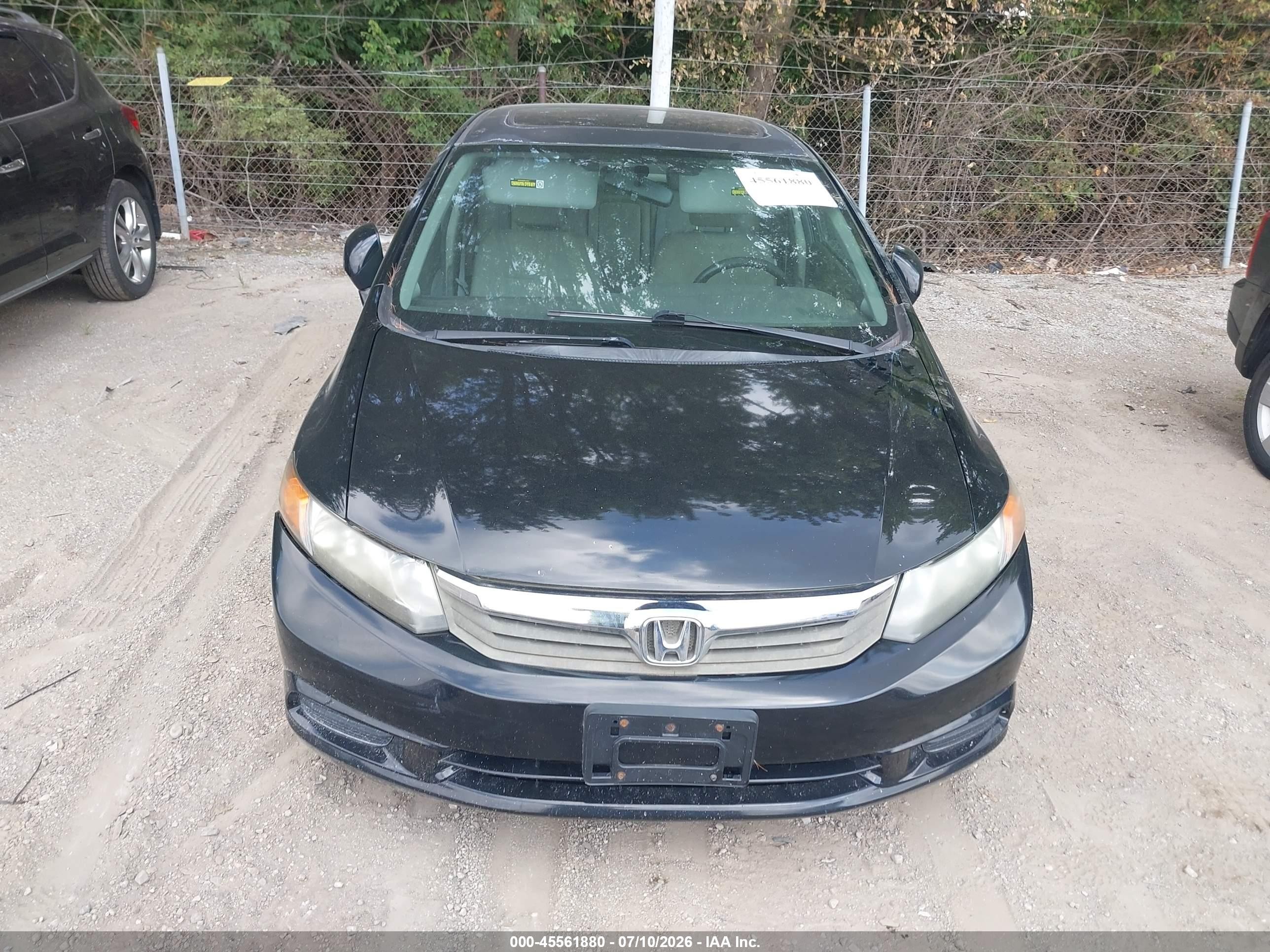 2012 Honda Civic Ex Black vin: 2HGFB2F89CH503251