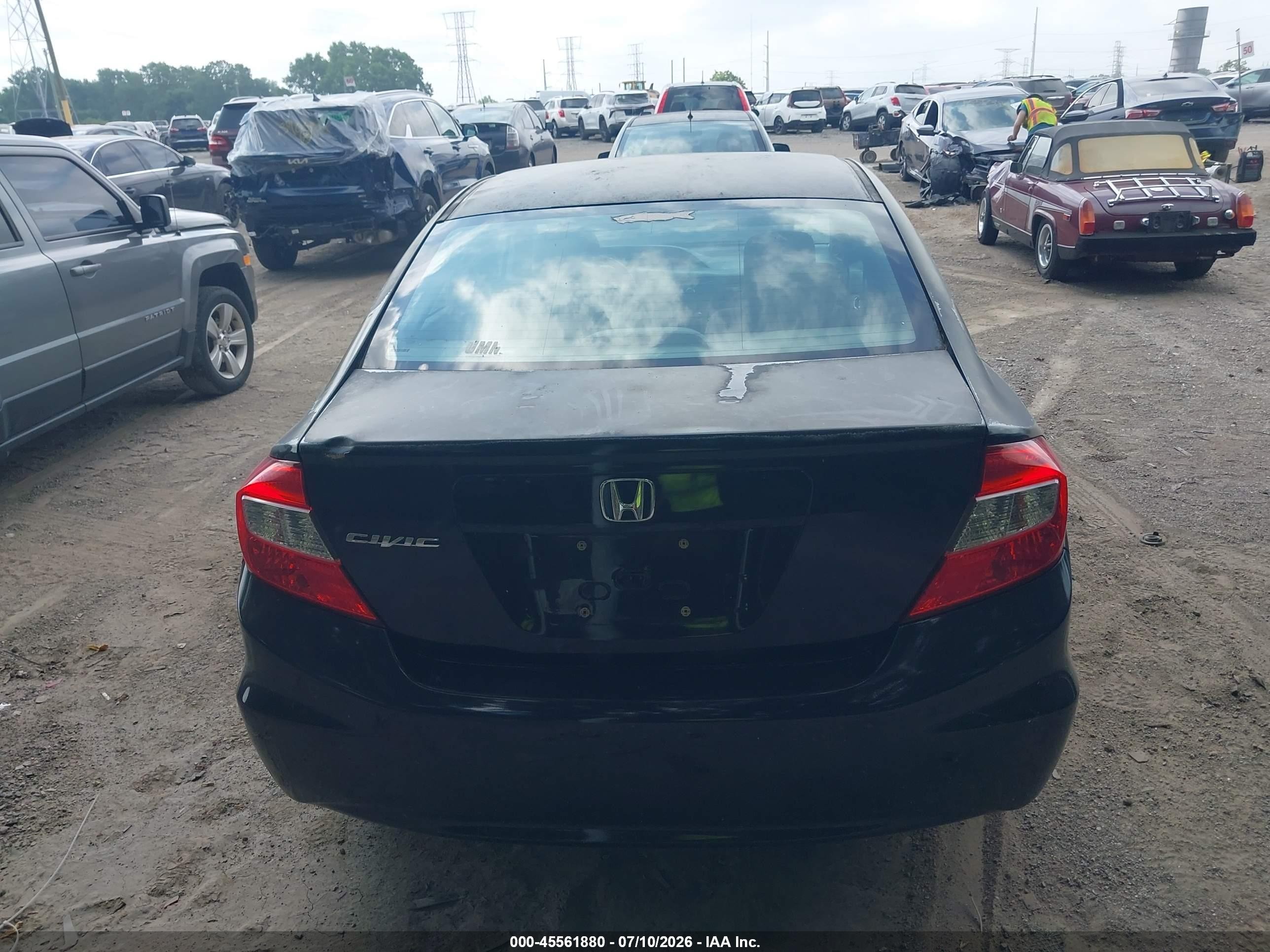 2012 Honda Civic Ex Black vin: 2HGFB2F89CH503251