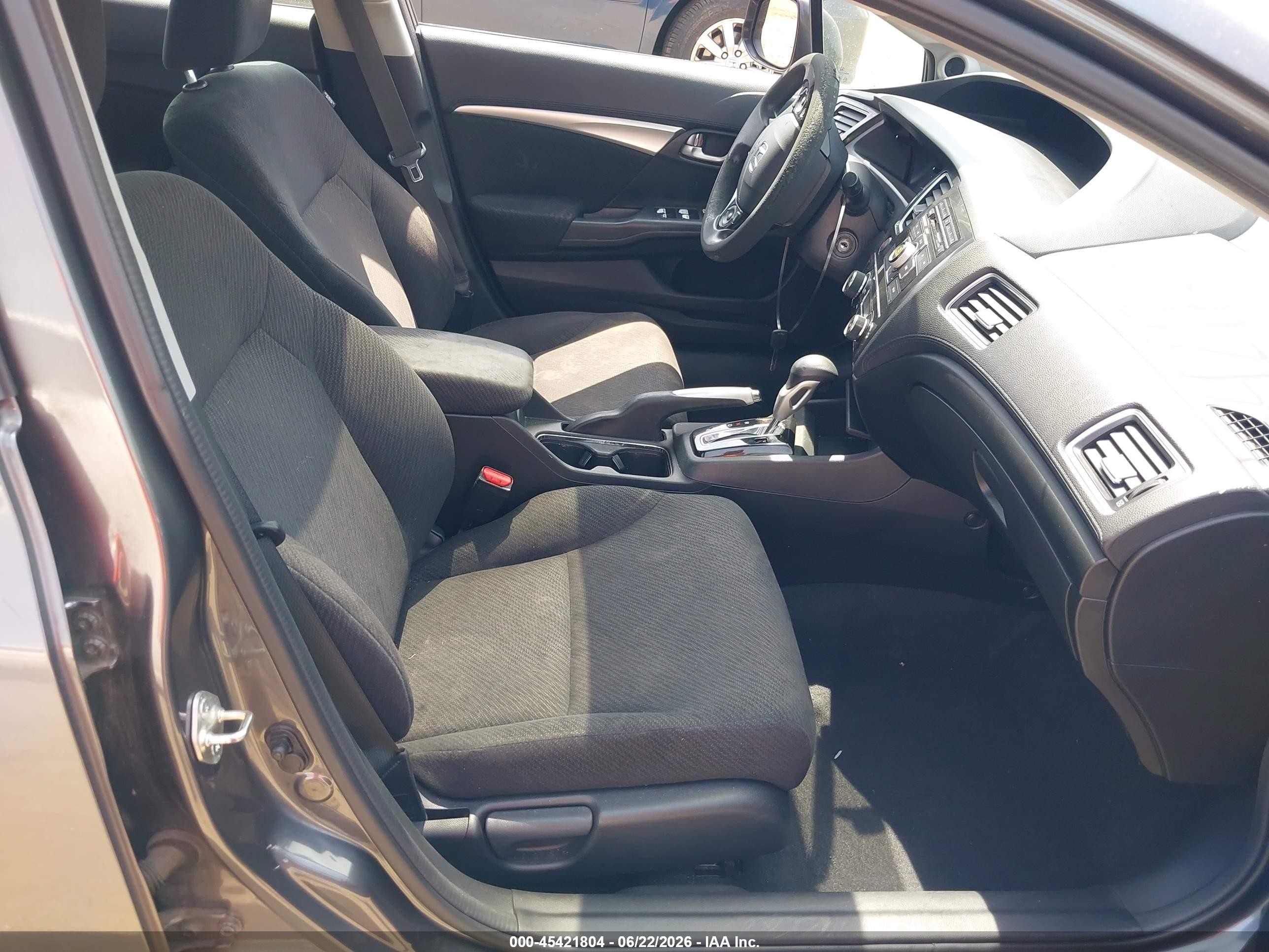 2013 Honda Civic Ex Gray vin: 2HGFB2F89DH502571