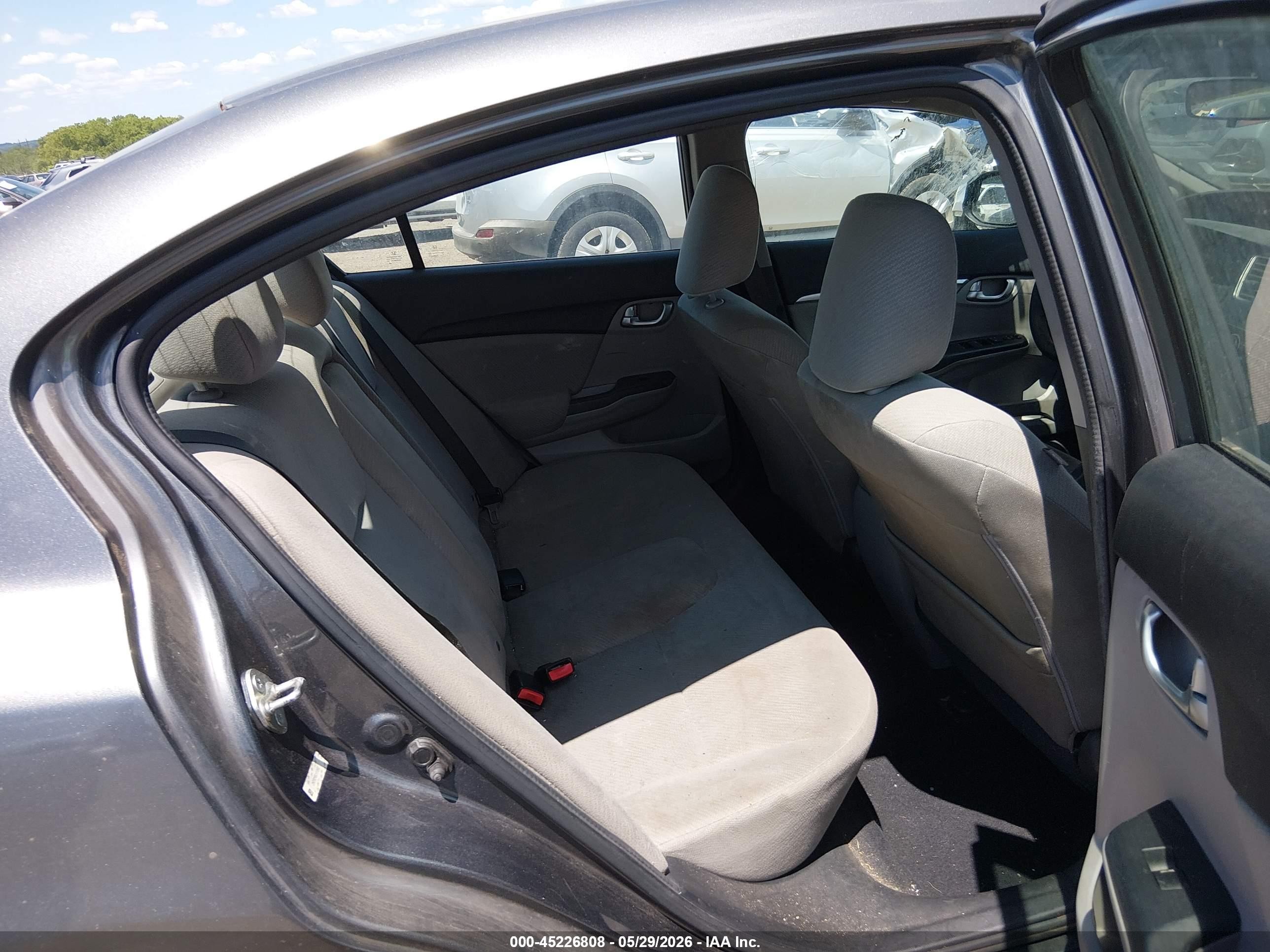 2013 Honda Civic Ex Синий vin: 2HGFB2F89DH513490