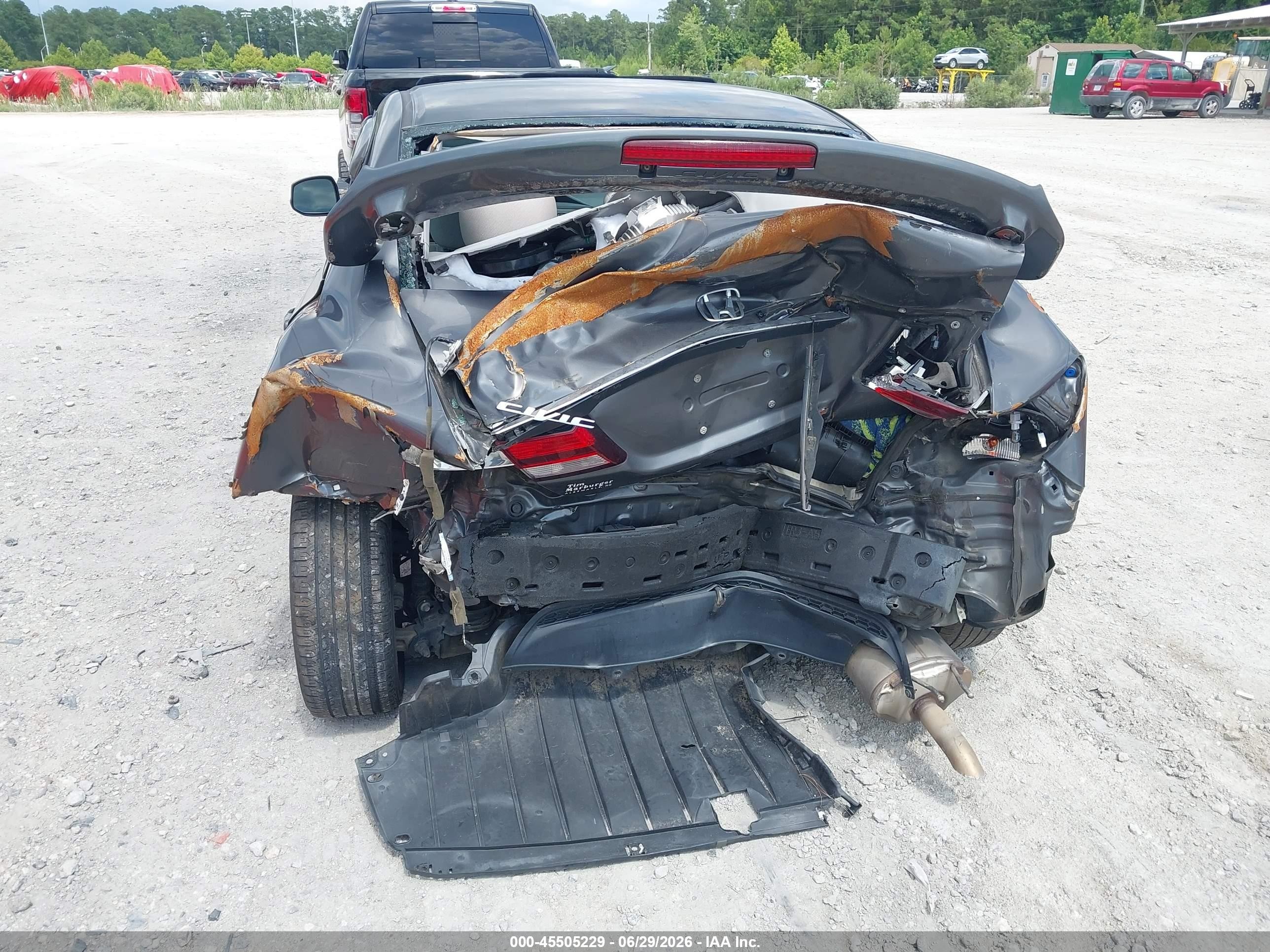 2013 Honda Civic Ex Gray vin: 2HGFB2F89DH522335