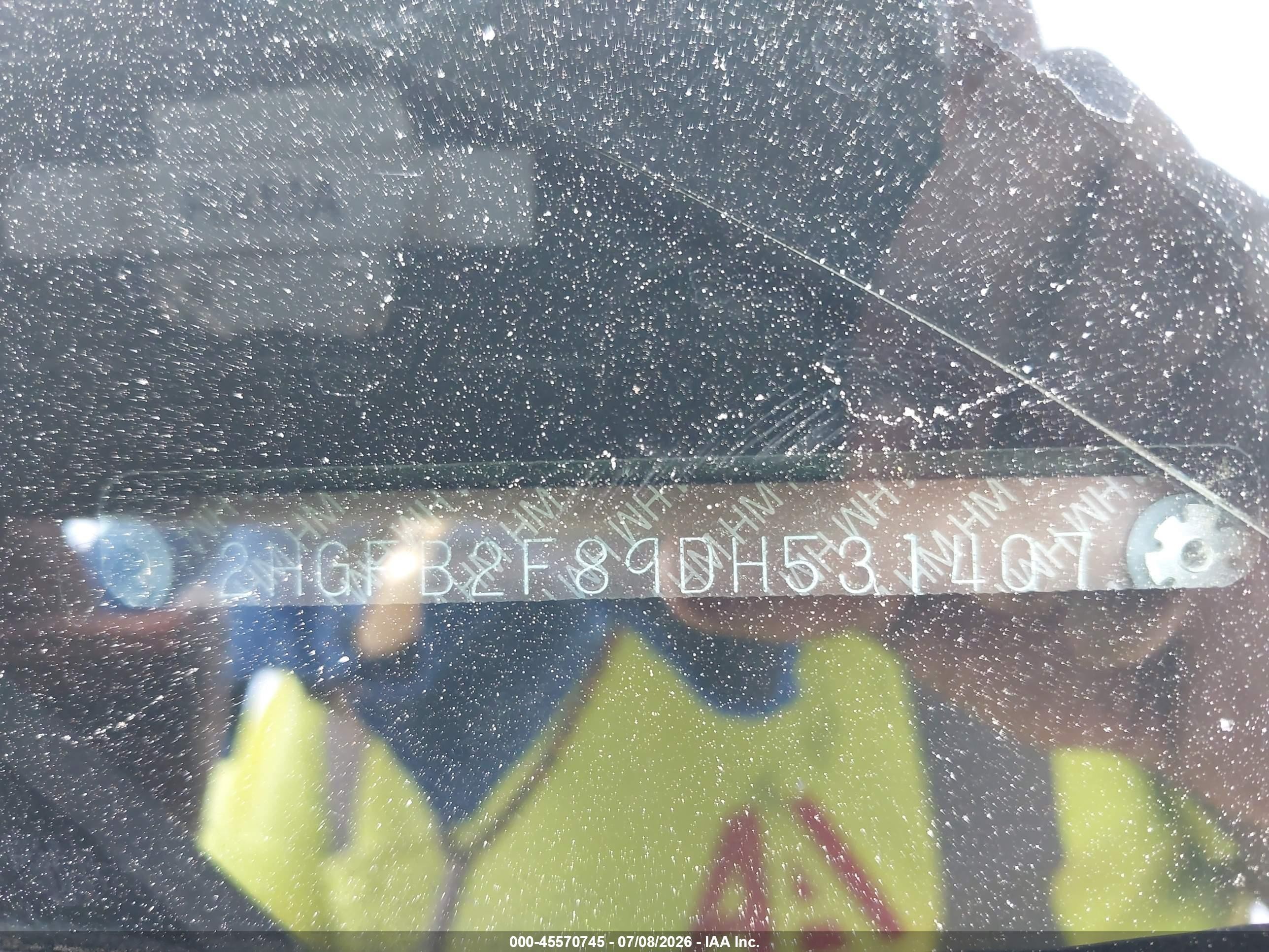 2013 Honda Civic Ex Синий vin: 2HGFB2F89DH531407