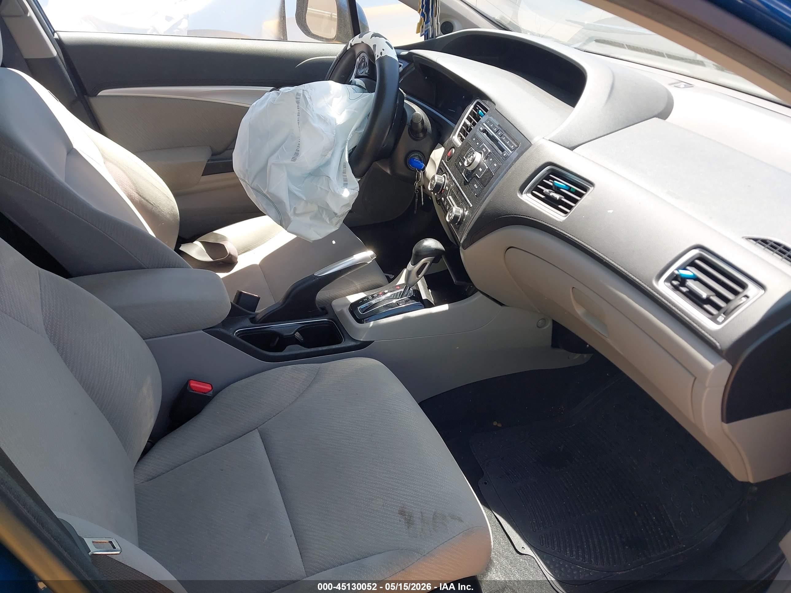2013 Honda Civic Ex Blue vin: 2HGFB2F89DH544867