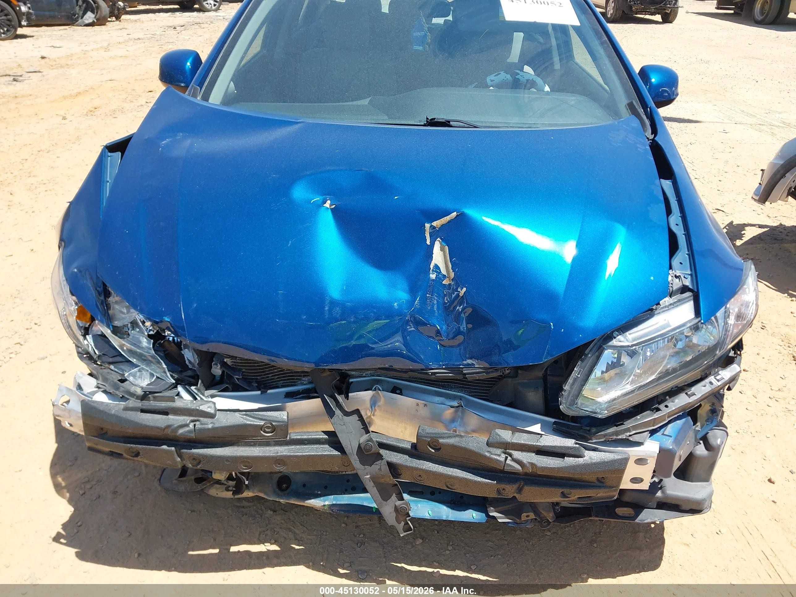 2013 Honda Civic Ex Blue vin: 2HGFB2F89DH544867