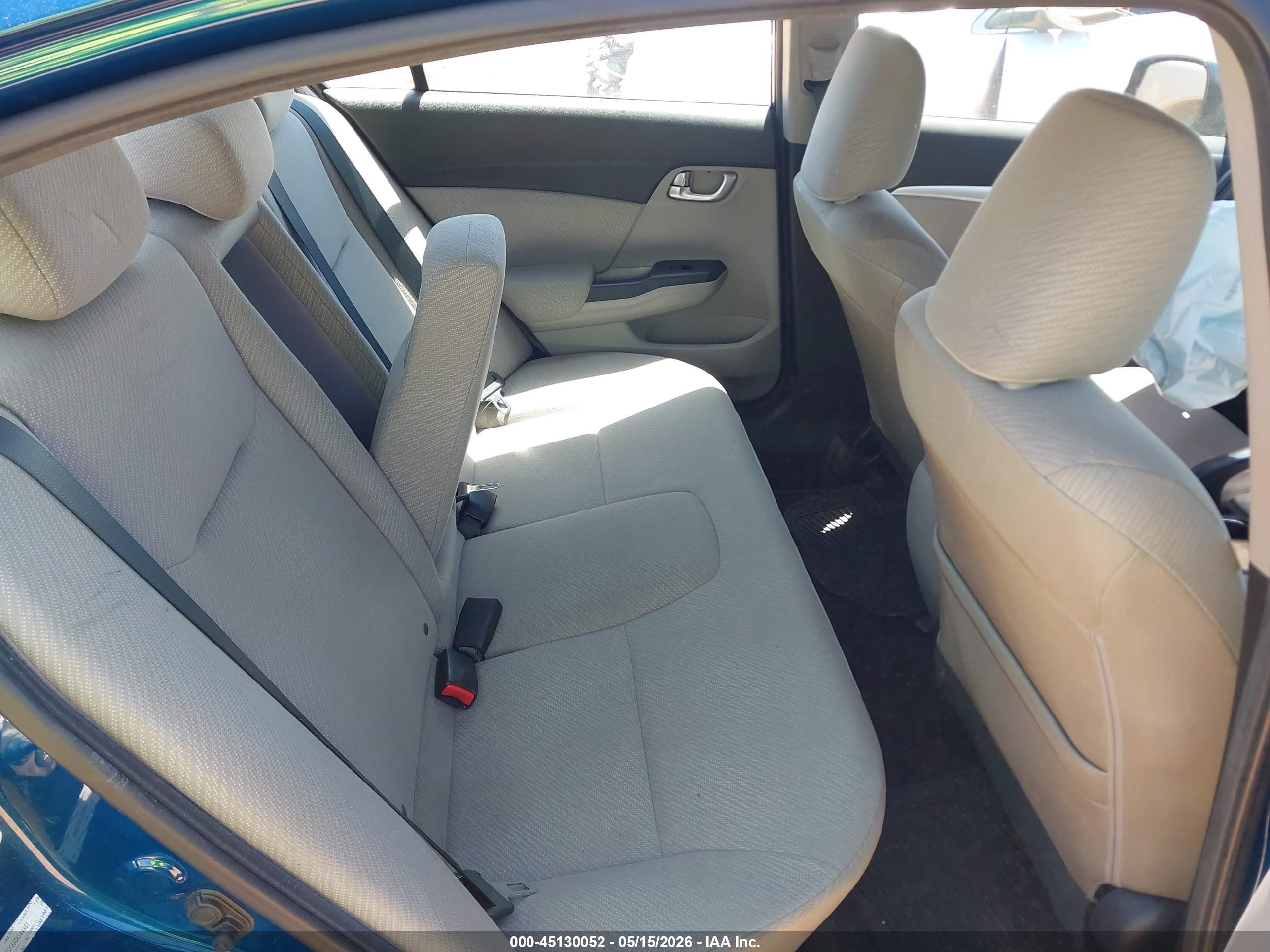 2013 Honda Civic Ex Blue vin: 2HGFB2F89DH544867