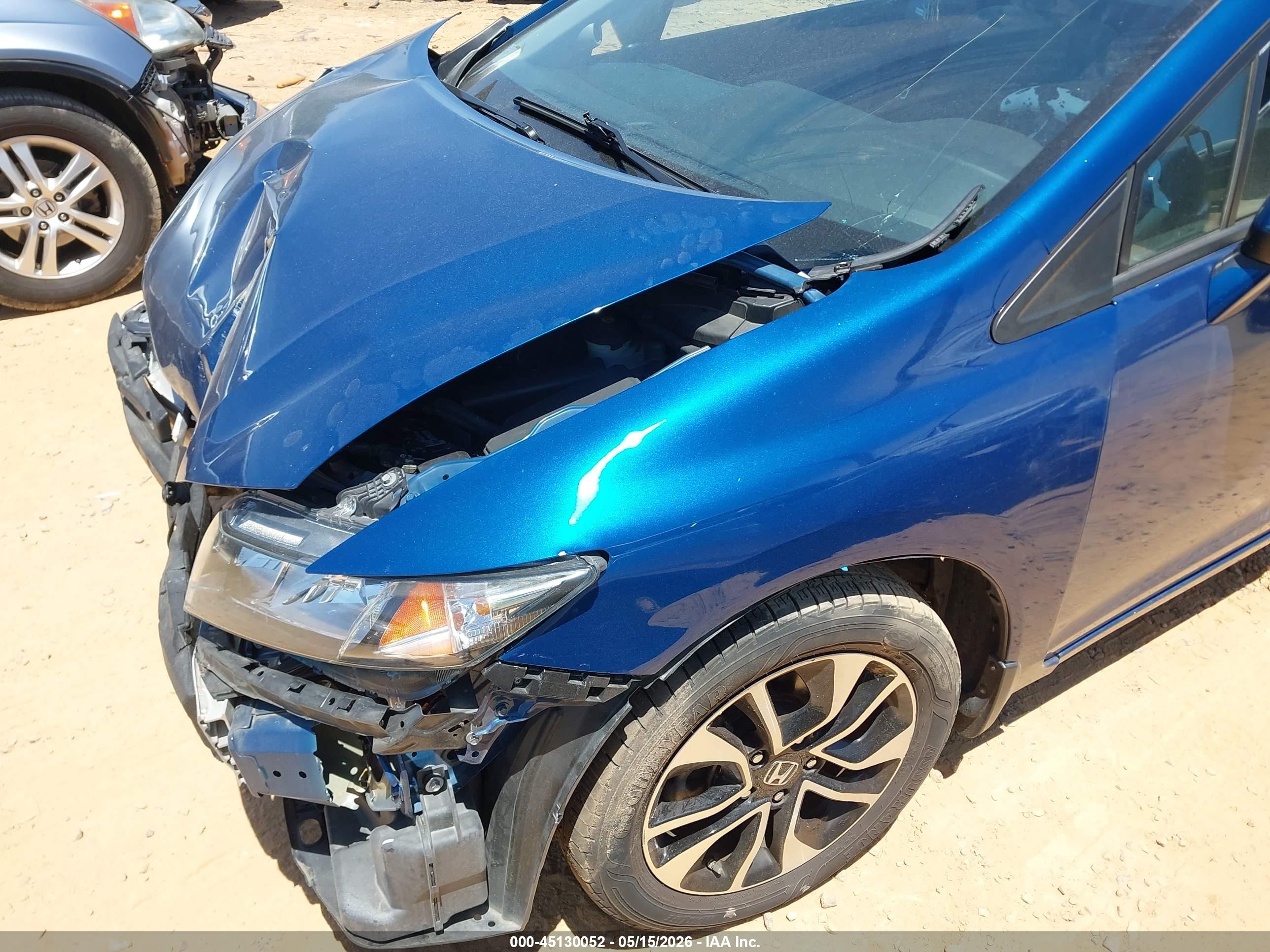 2013 Honda Civic Ex Blue vin: 2HGFB2F89DH544867