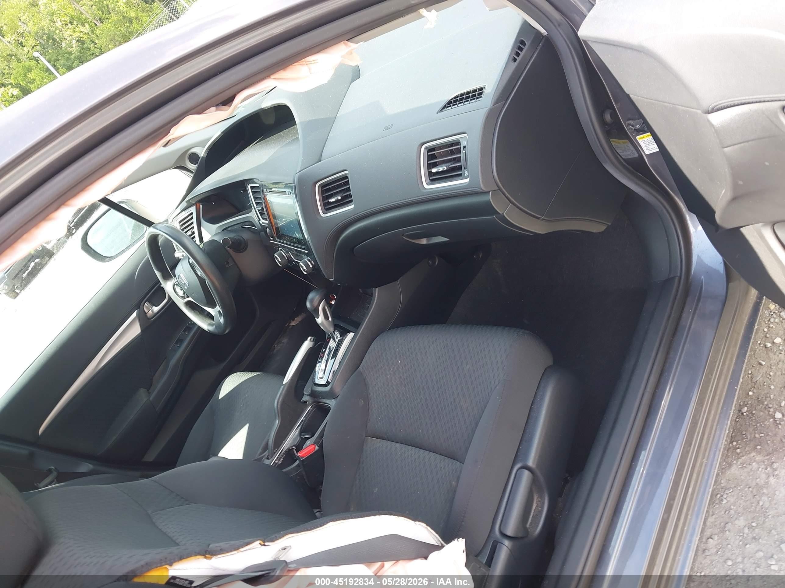 2014 Honda Civic Ex Серый vin: 2HGFB2F89EH503205
