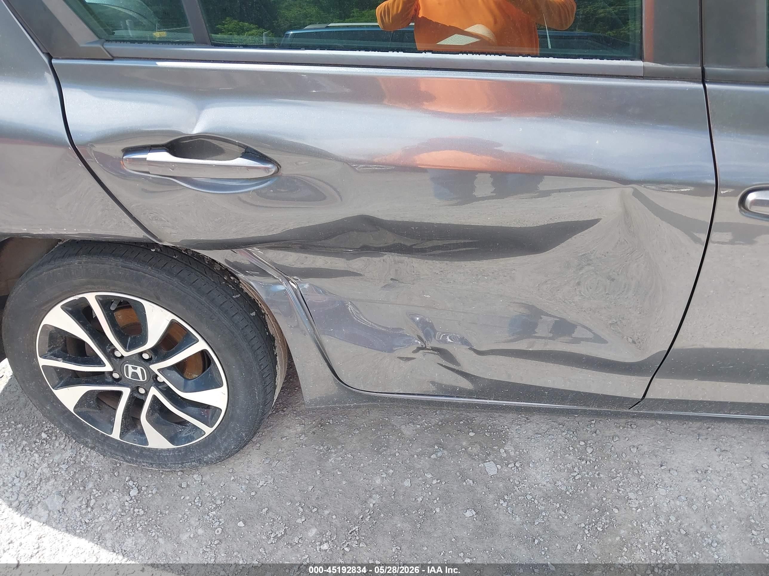 2014 Honda Civic Ex Серый vin: 2HGFB2F89EH503205