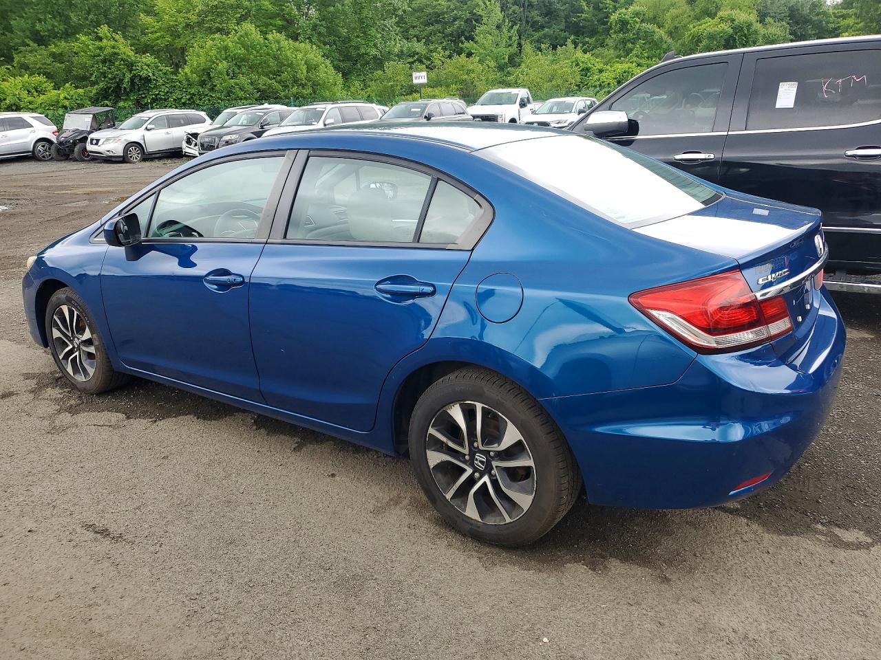 2014 Honda Civic Ex Blue vin: 2HGFB2F89EH512468