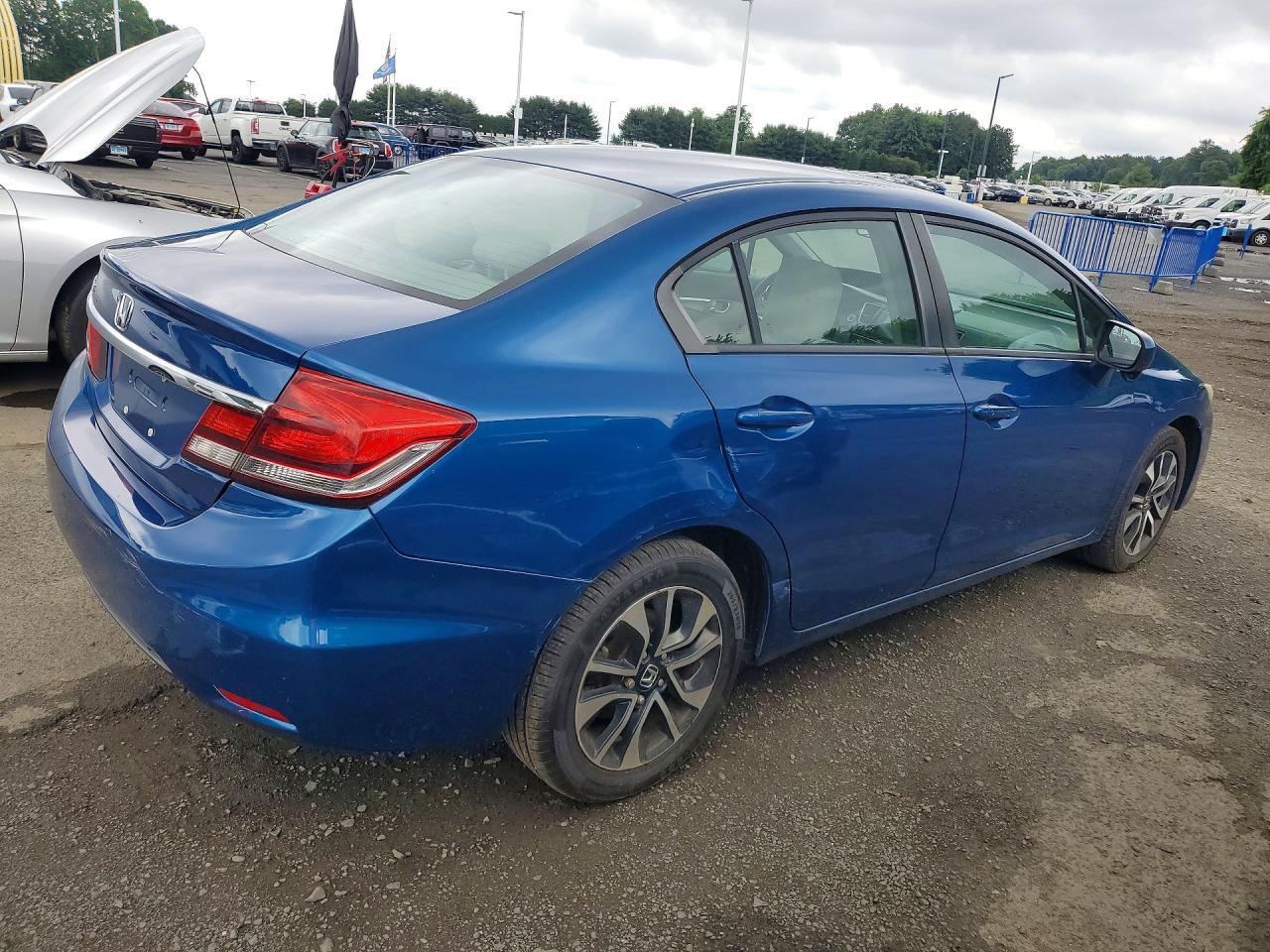 2014 Honda Civic Ex Blue vin: 2HGFB2F89EH512468