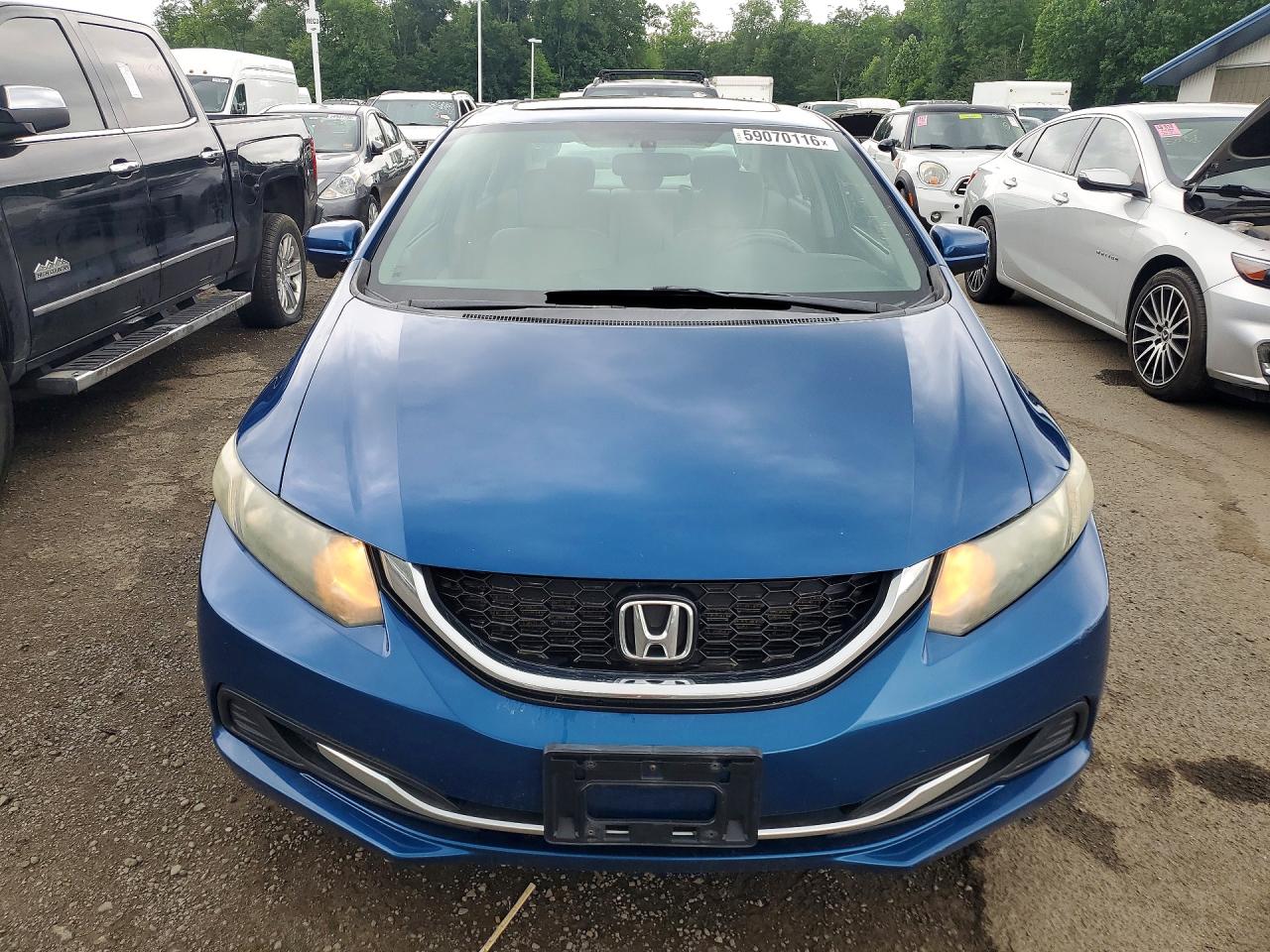 2014 Honda Civic Ex Blue vin: 2HGFB2F89EH512468