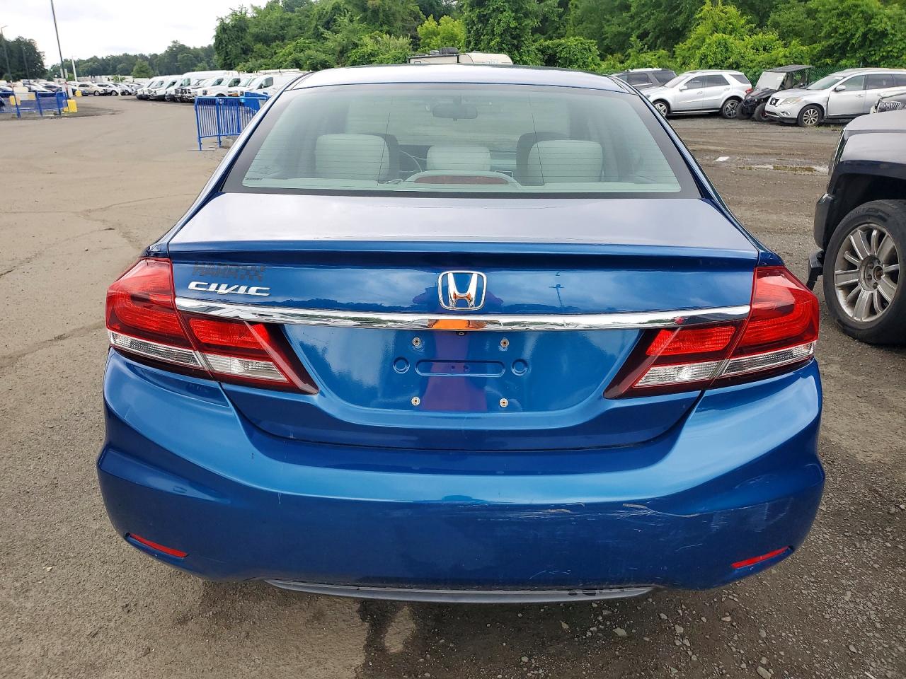 2014 Honda Civic Ex Blue vin: 2HGFB2F89EH512468
