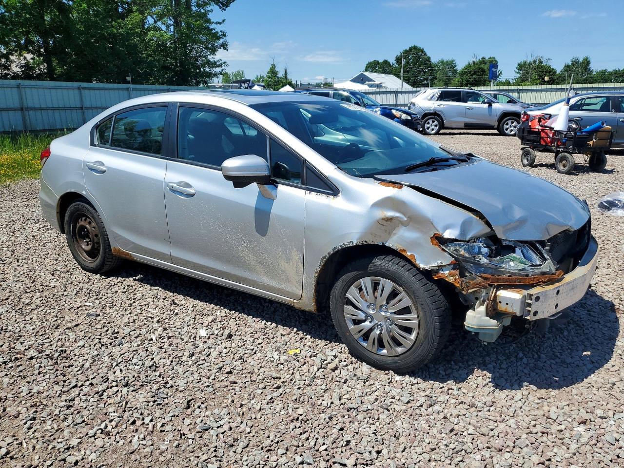 2014 Honda Civic Ex Silver vin: 2HGFB2F89EH526337