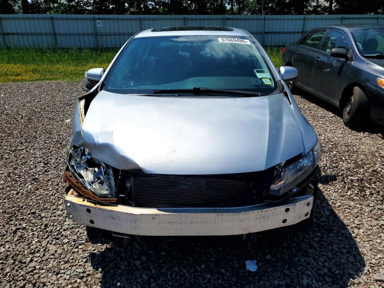 2014 Honda Civic Ex Silver vin: 2HGFB2F89EH526337