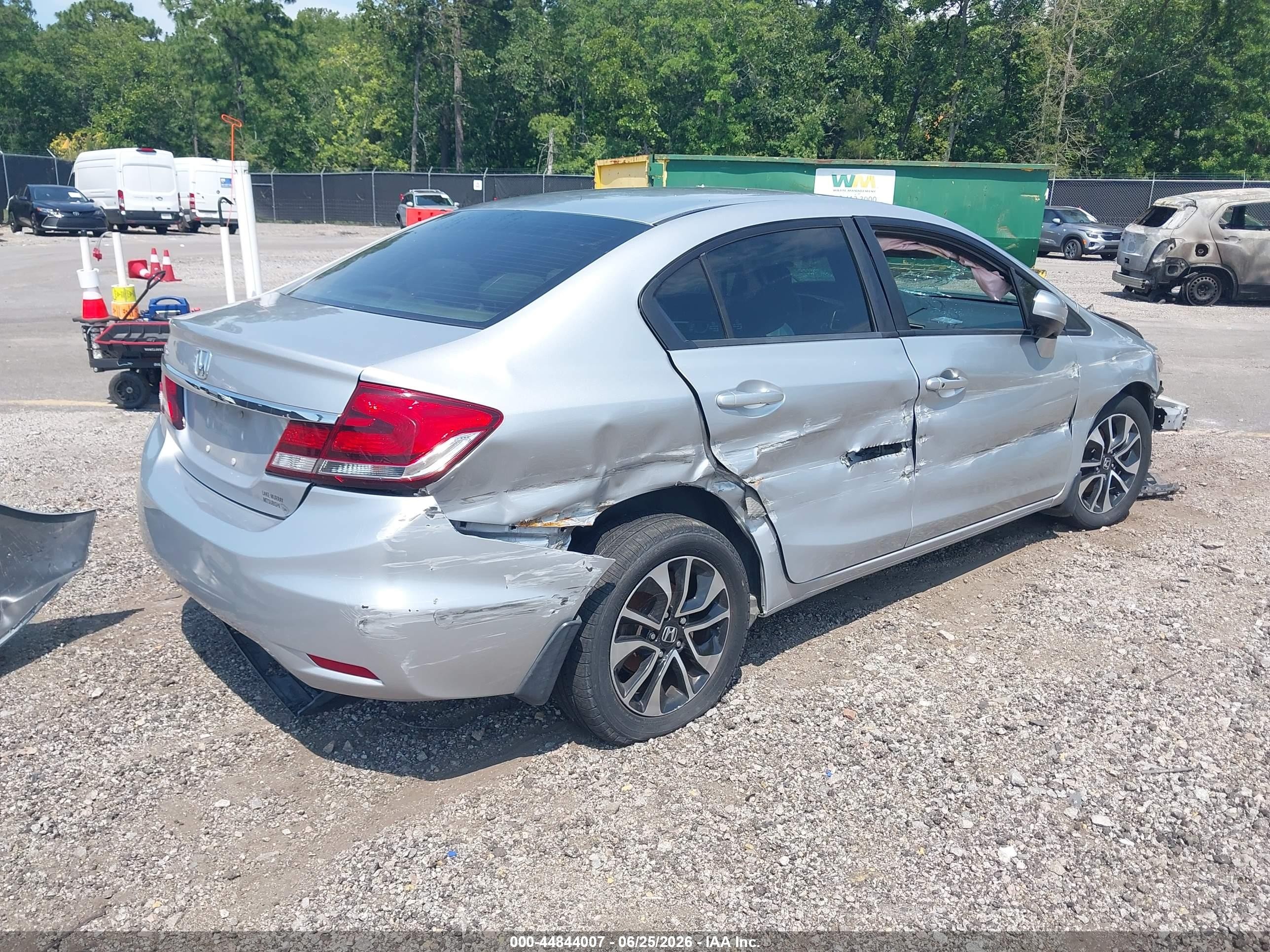 2014 Honda Civic Ex White vin: 2HGFB2F89EH534678