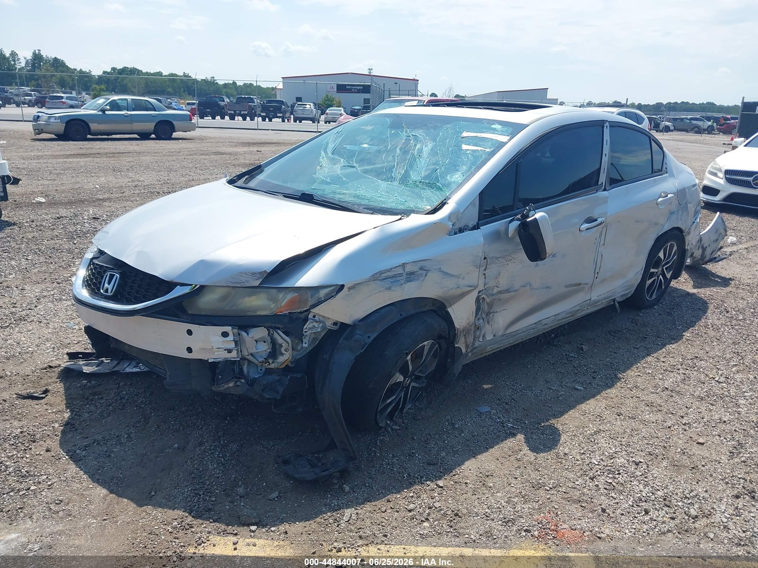 2014 Honda Civic Ex White vin: 2HGFB2F89EH534678