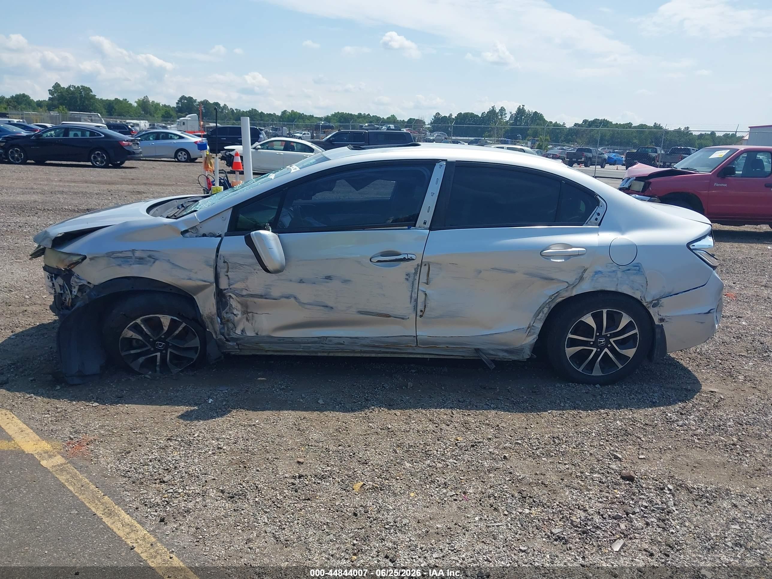 2014 Honda Civic Ex White vin: 2HGFB2F89EH534678