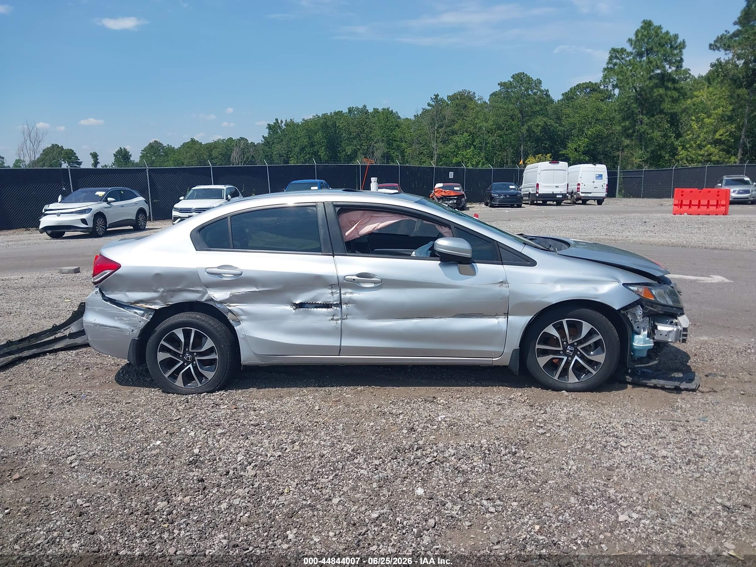 2014 Honda Civic Ex White vin: 2HGFB2F89EH534678