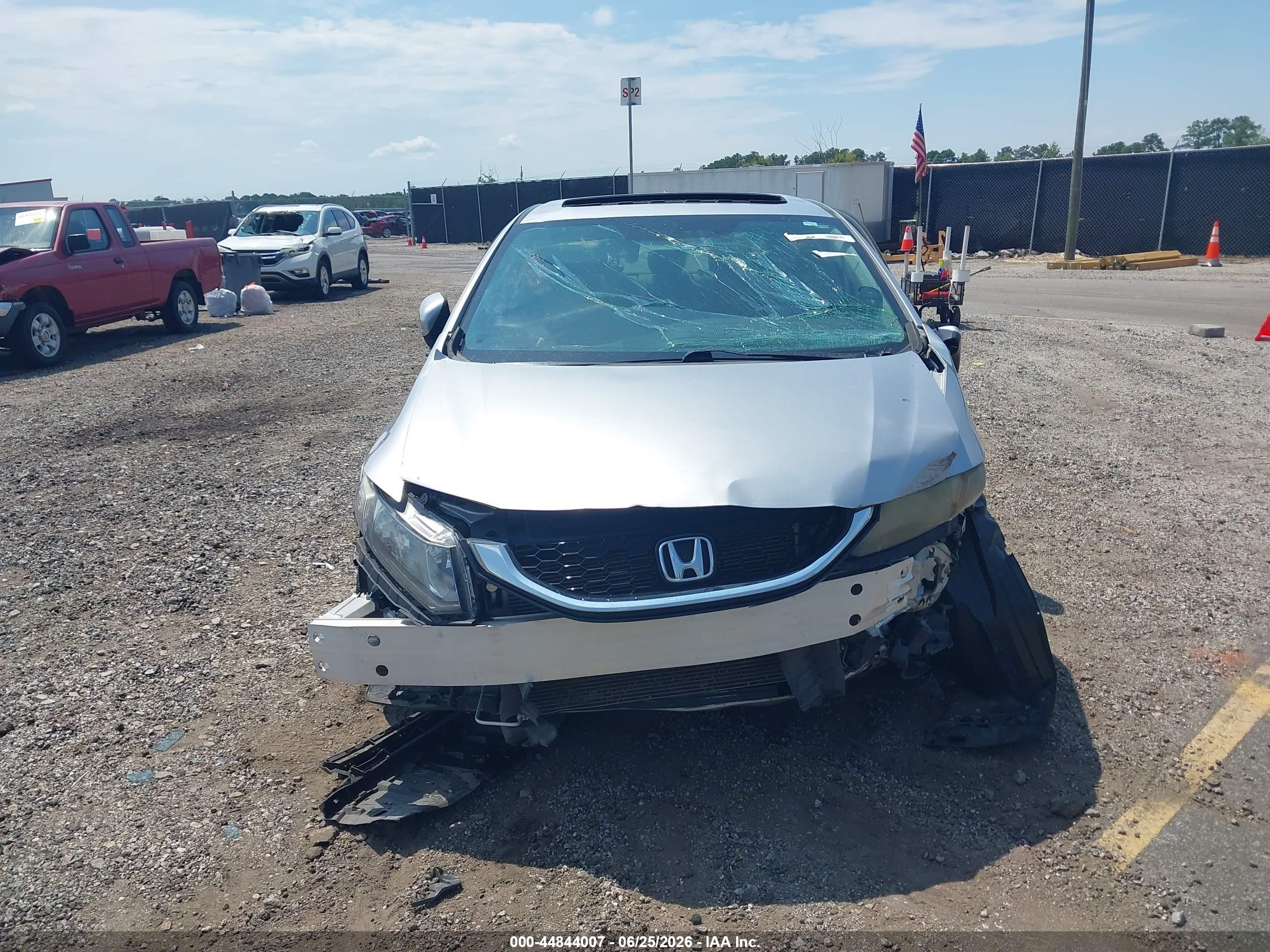 2014 Honda Civic Ex White vin: 2HGFB2F89EH534678