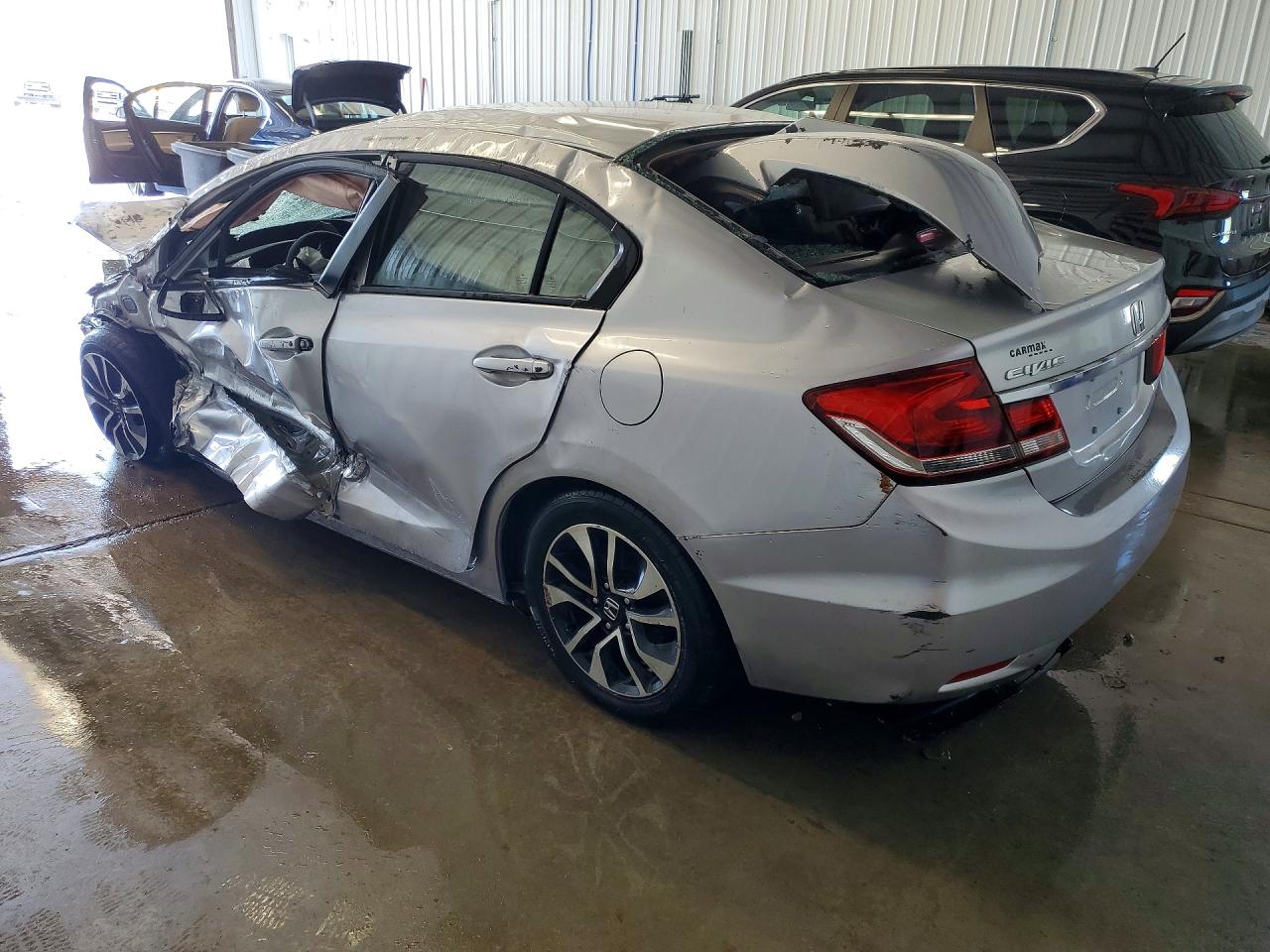 2014 Honda Civic Ex Silver vin: 2HGFB2F89EH537340