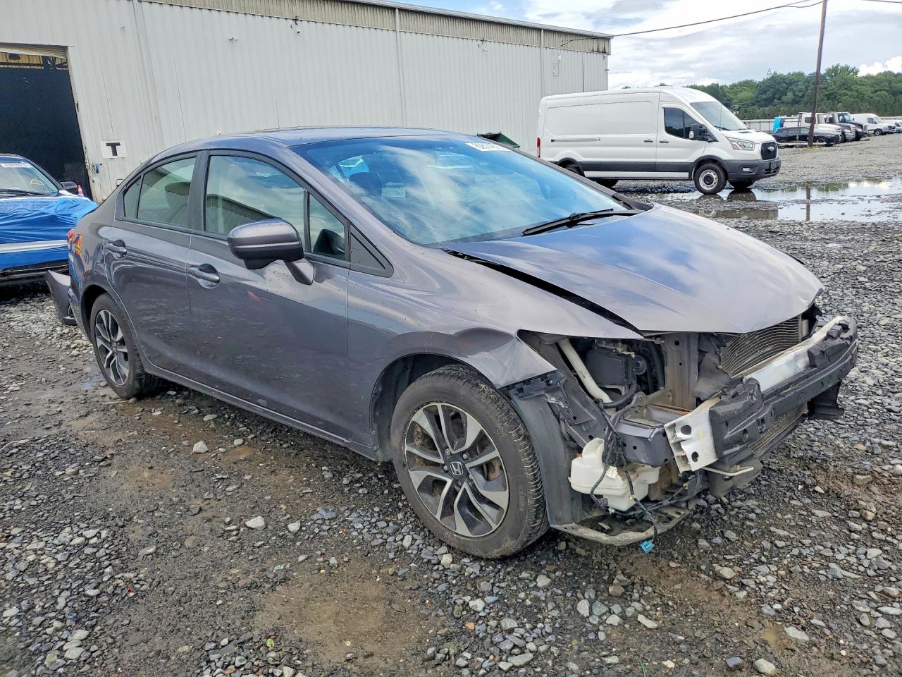 2014 Honda Civic Ex Gray vin: 2HGFB2F89EH538651