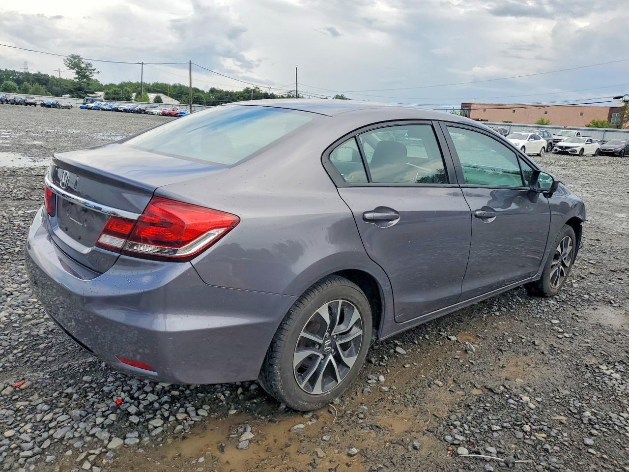 2014 Honda Civic Ex Gray vin: 2HGFB2F89EH538651