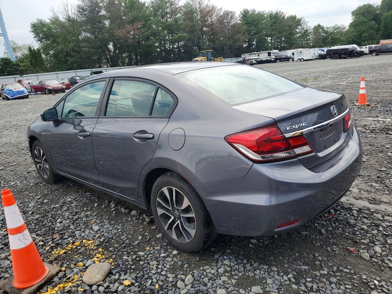 2014 Honda Civic Ex Gray vin: 2HGFB2F89EH538651