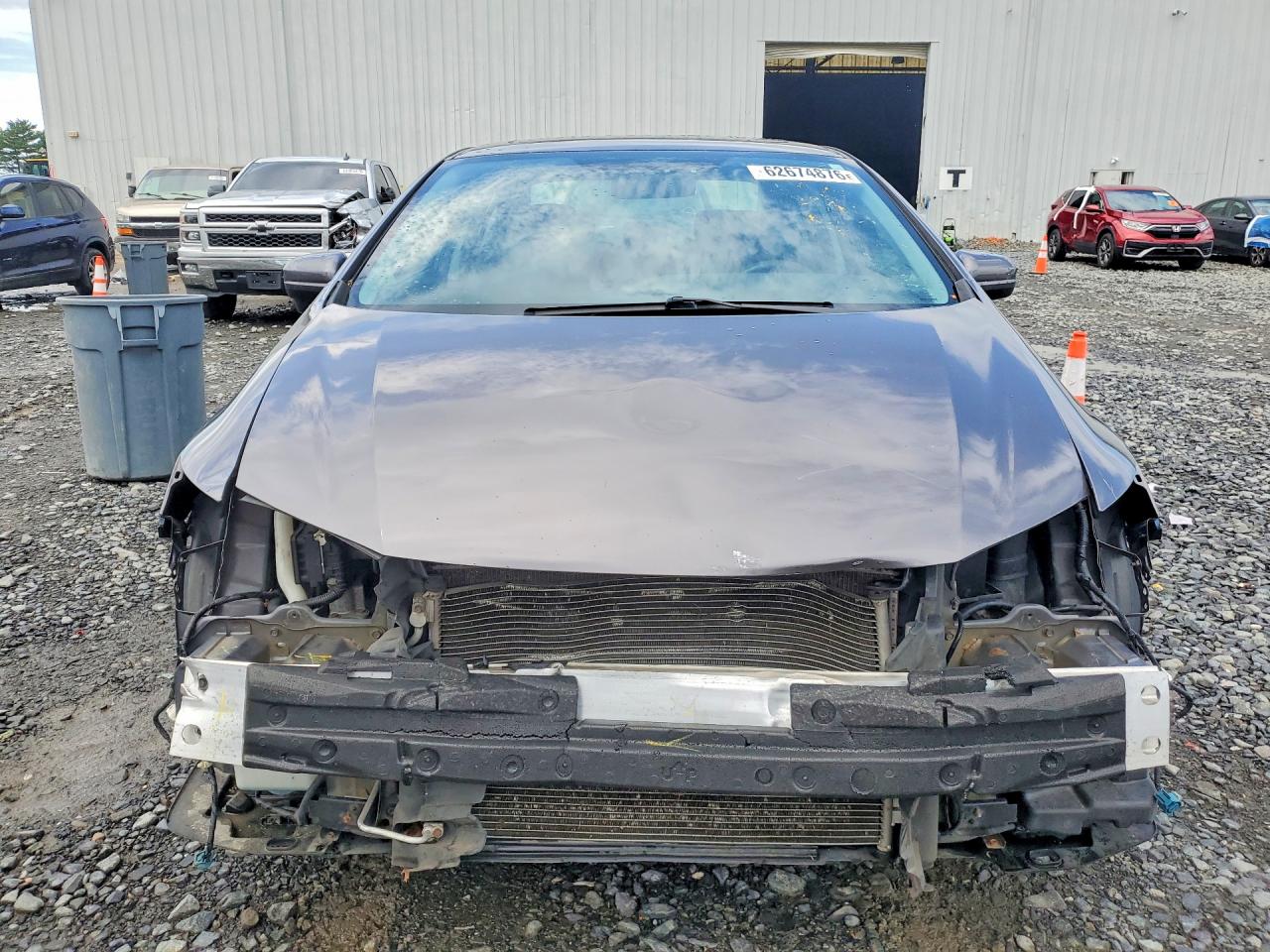 2014 Honda Civic Ex Gray vin: 2HGFB2F89EH538651