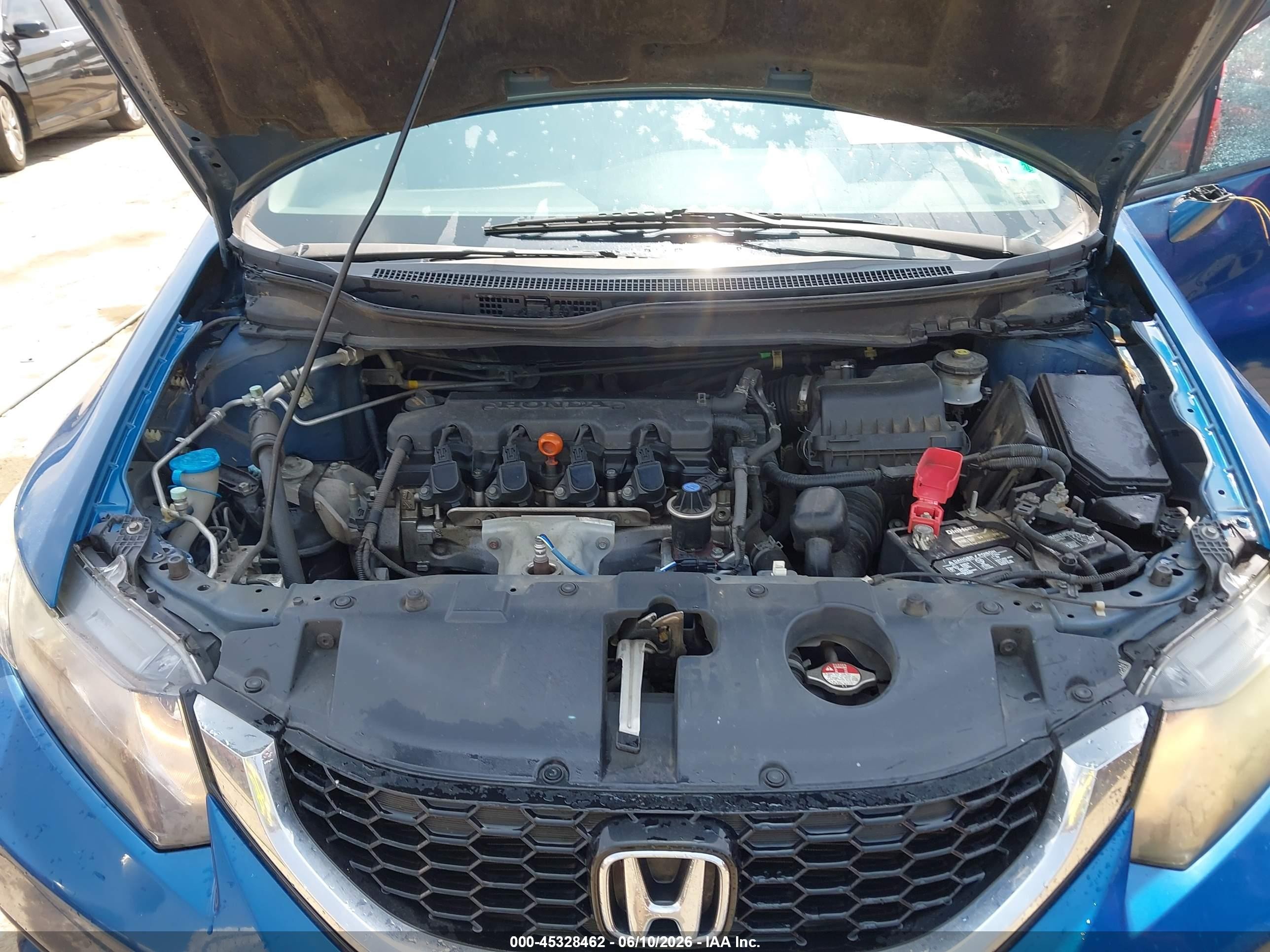 2014 Honda Civic Ex Blue vin: 2HGFB2F89EH539167