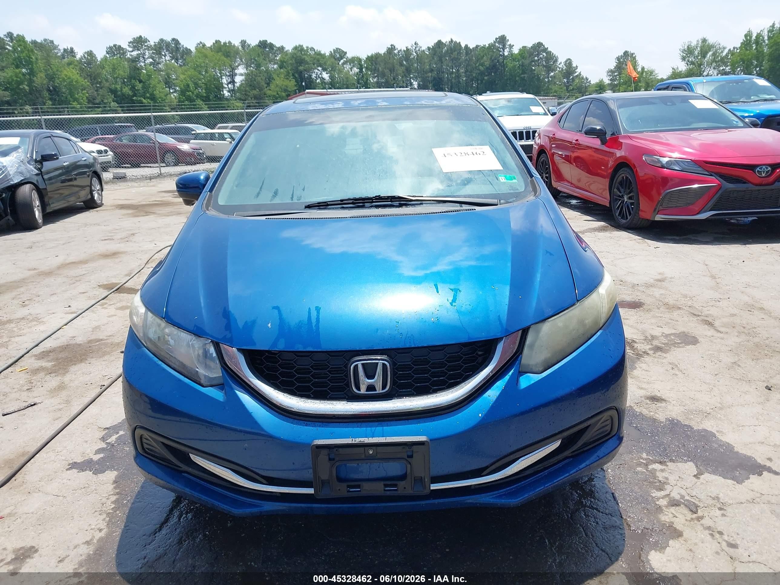 2014 Honda Civic Ex Blue vin: 2HGFB2F89EH539167