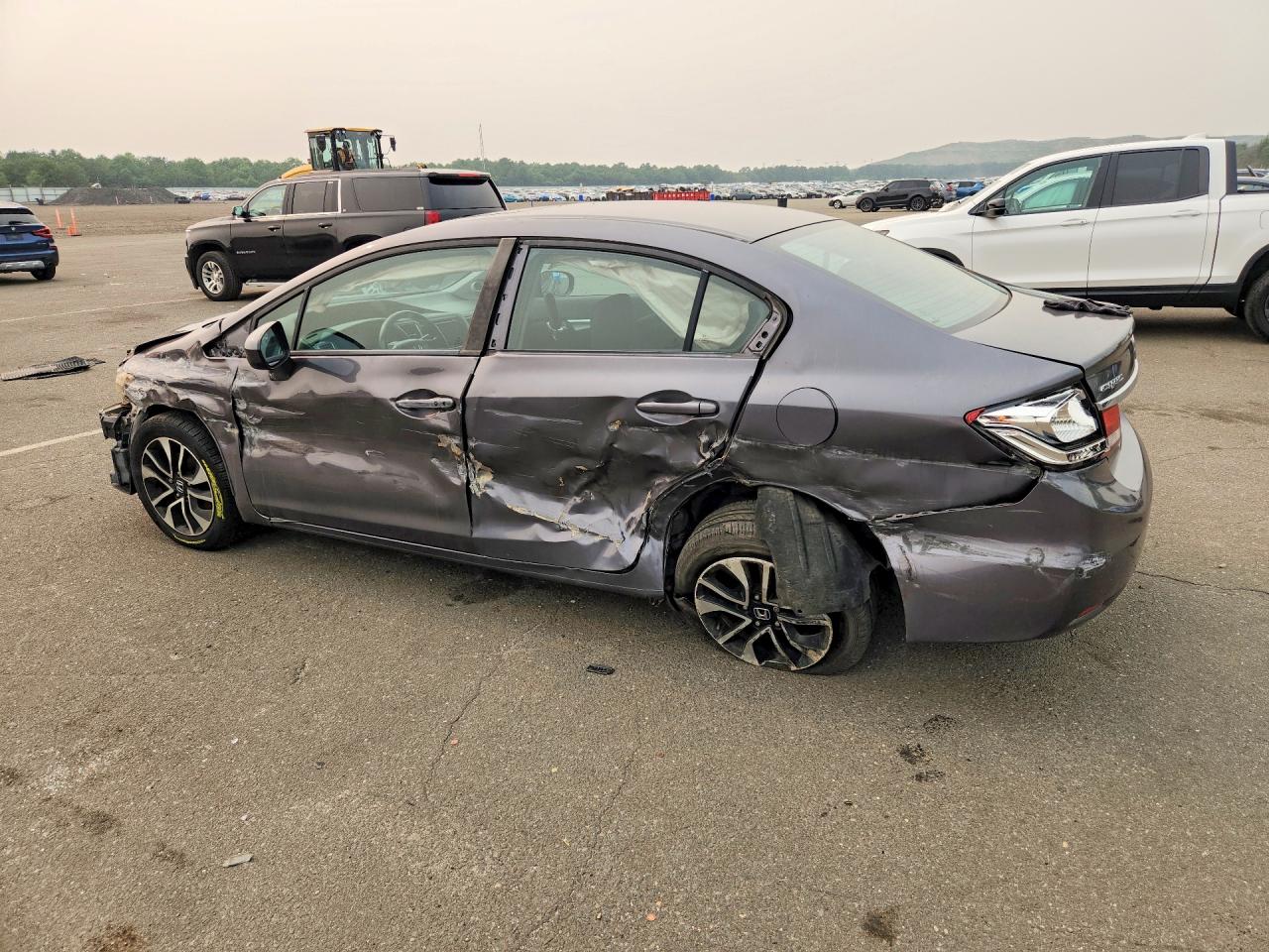 2014 Honda Civic Ex Gray vin: 2HGFB2F89EH554607