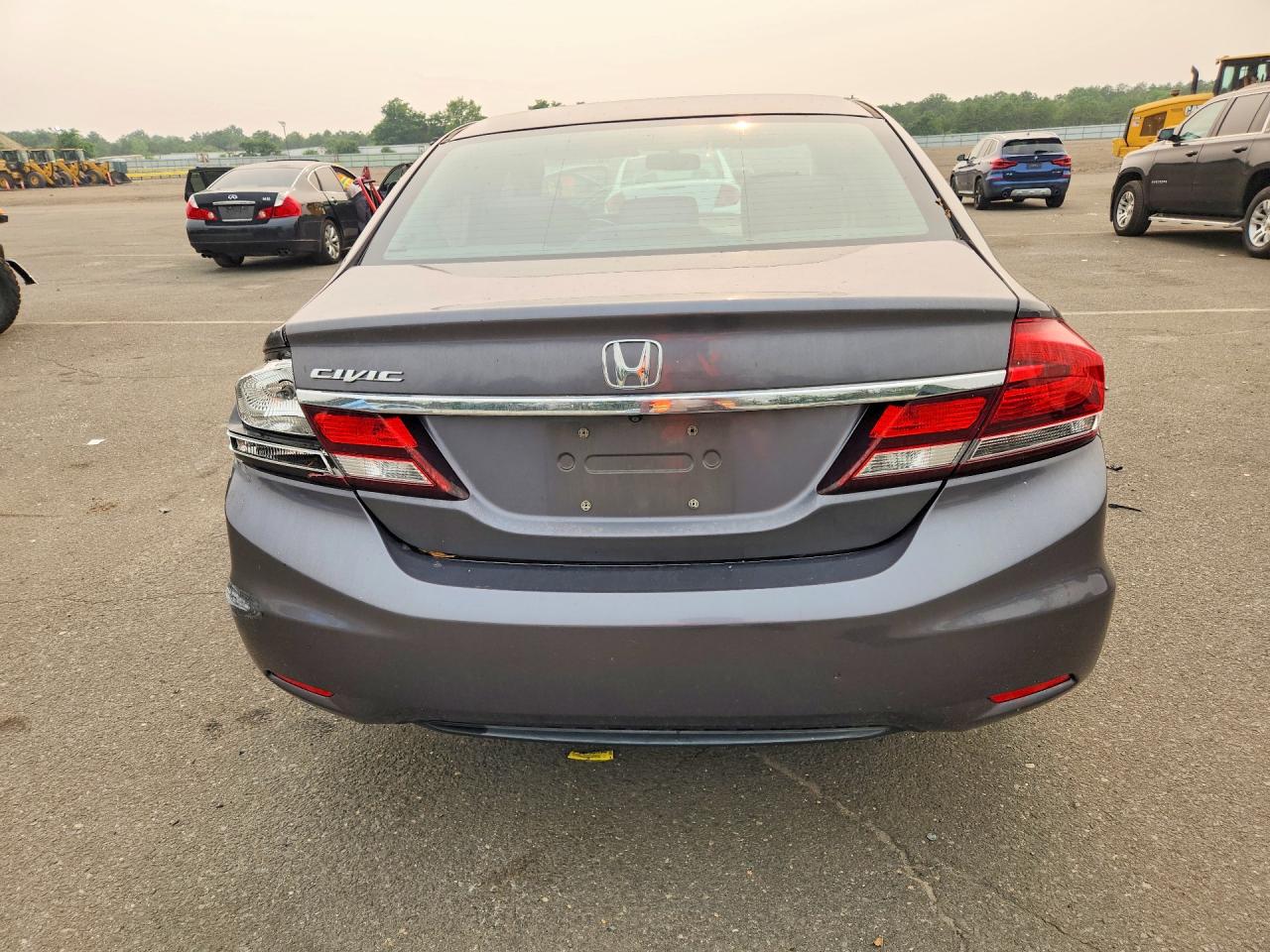 2014 Honda Civic Ex Gray vin: 2HGFB2F89EH554607