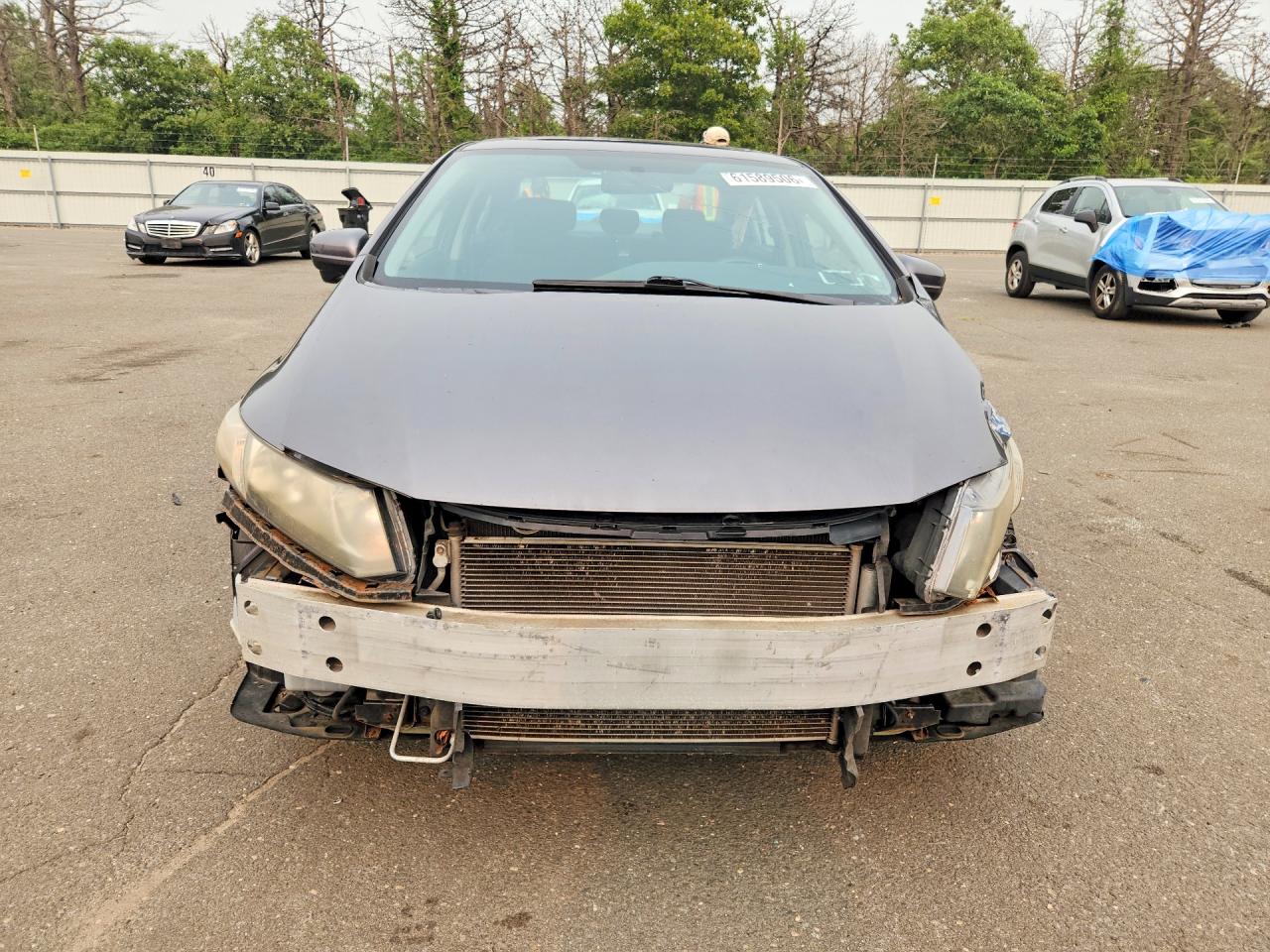 2014 Honda Civic Ex Gray vin: 2HGFB2F89EH554607