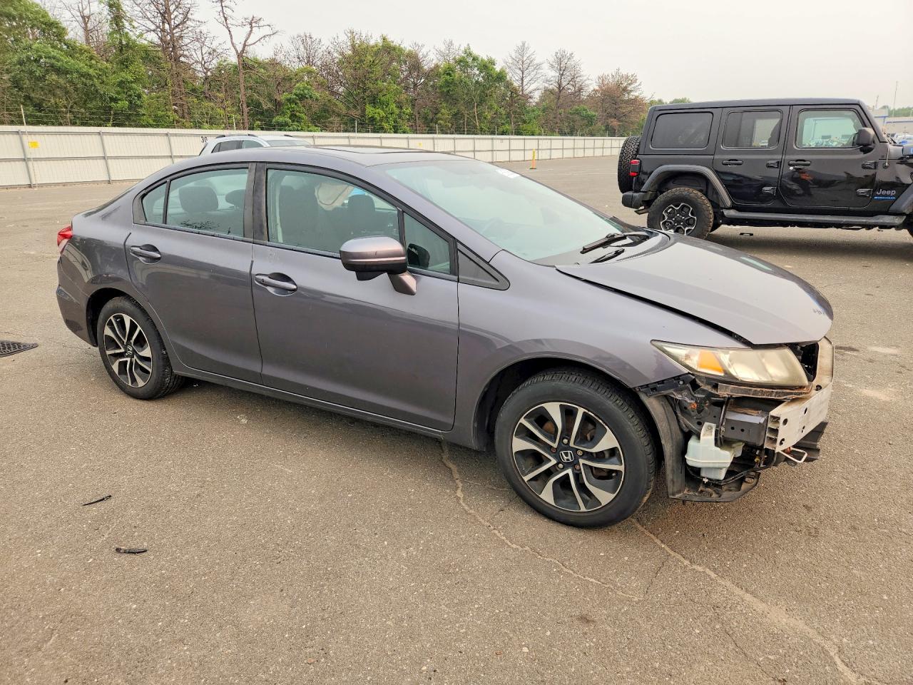 2014 Honda Civic Ex Gray vin: 2HGFB2F89EH554607