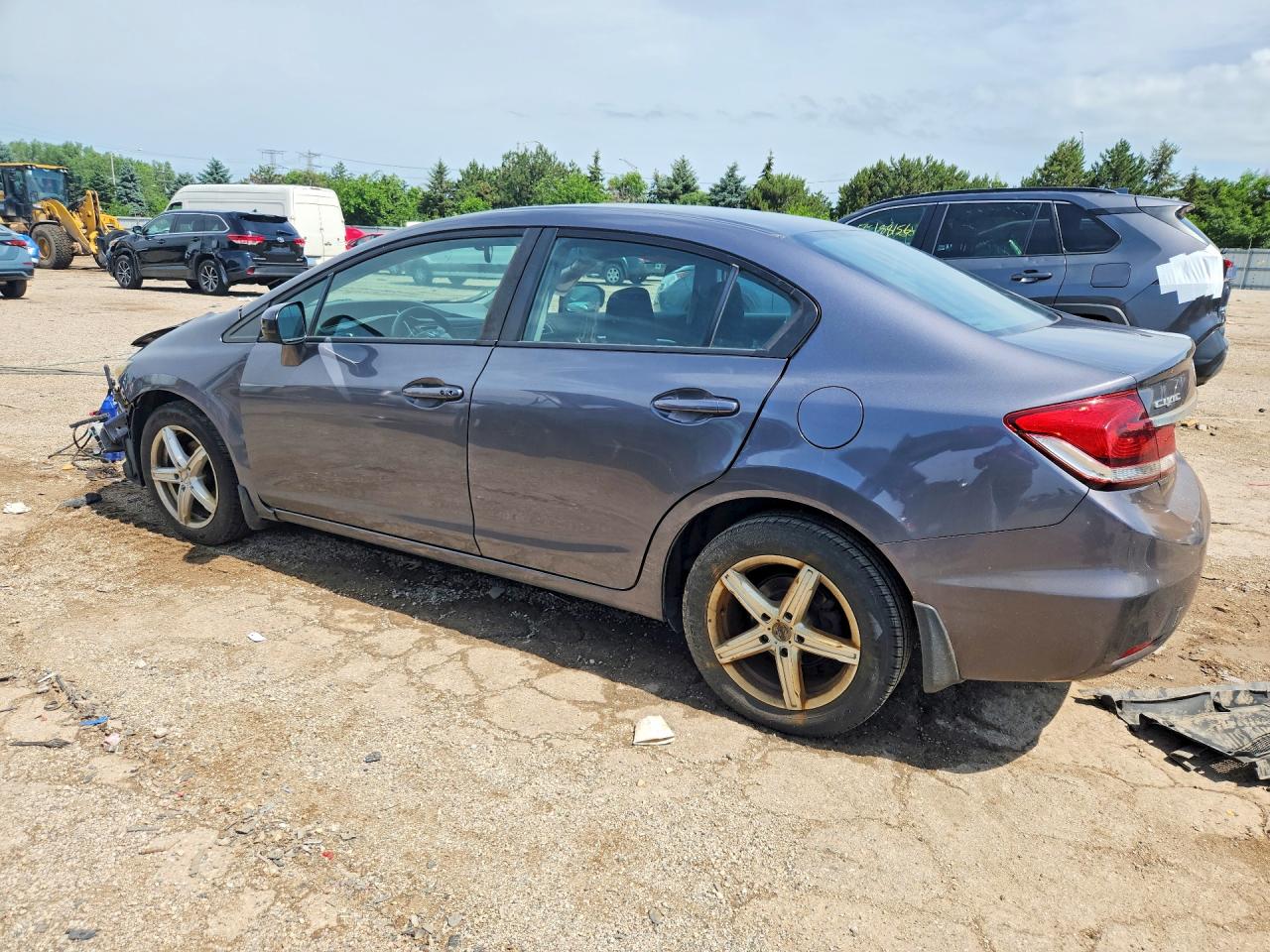 2014 Honda Civic Ex Gray vin: 2HGFB2F89EH555725