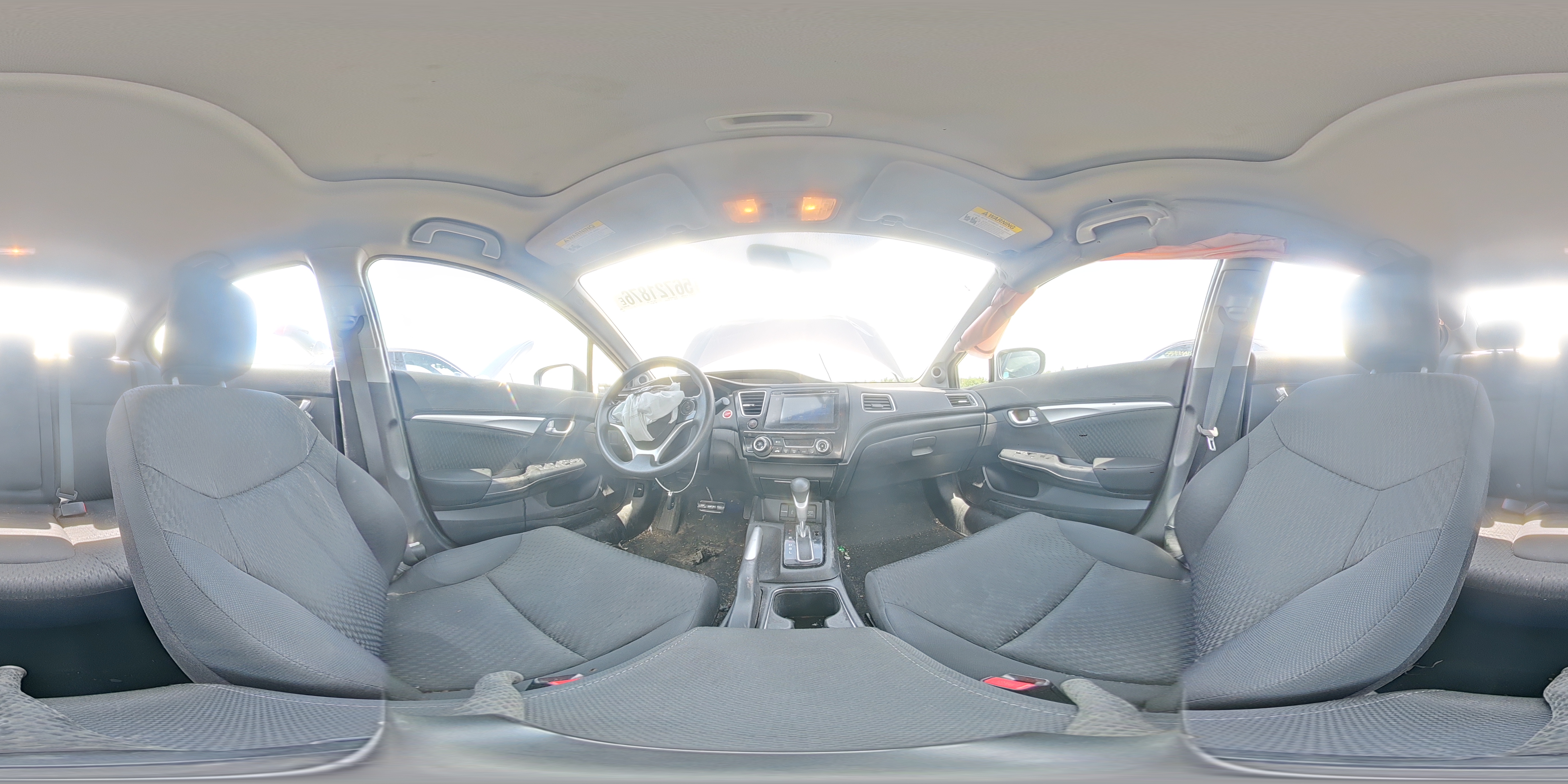 2014 Honda Civic Ex Gray vin: 2HGFB2F89EH555725