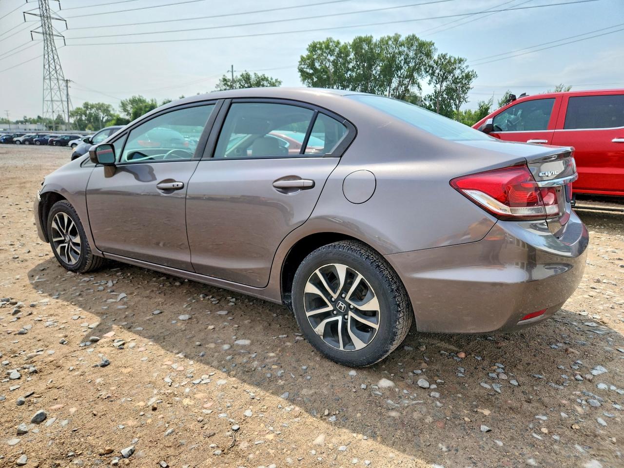 2014 Honda Civic Ex Серый vin: 2HGFB2F89EH558589