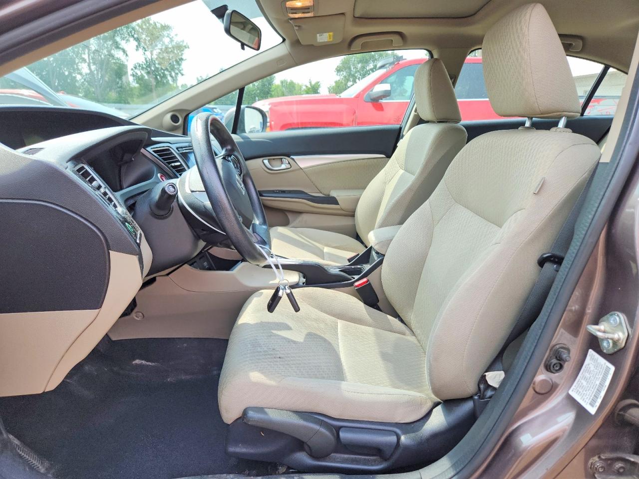 2014 Honda Civic Ex Серый vin: 2HGFB2F89EH558589