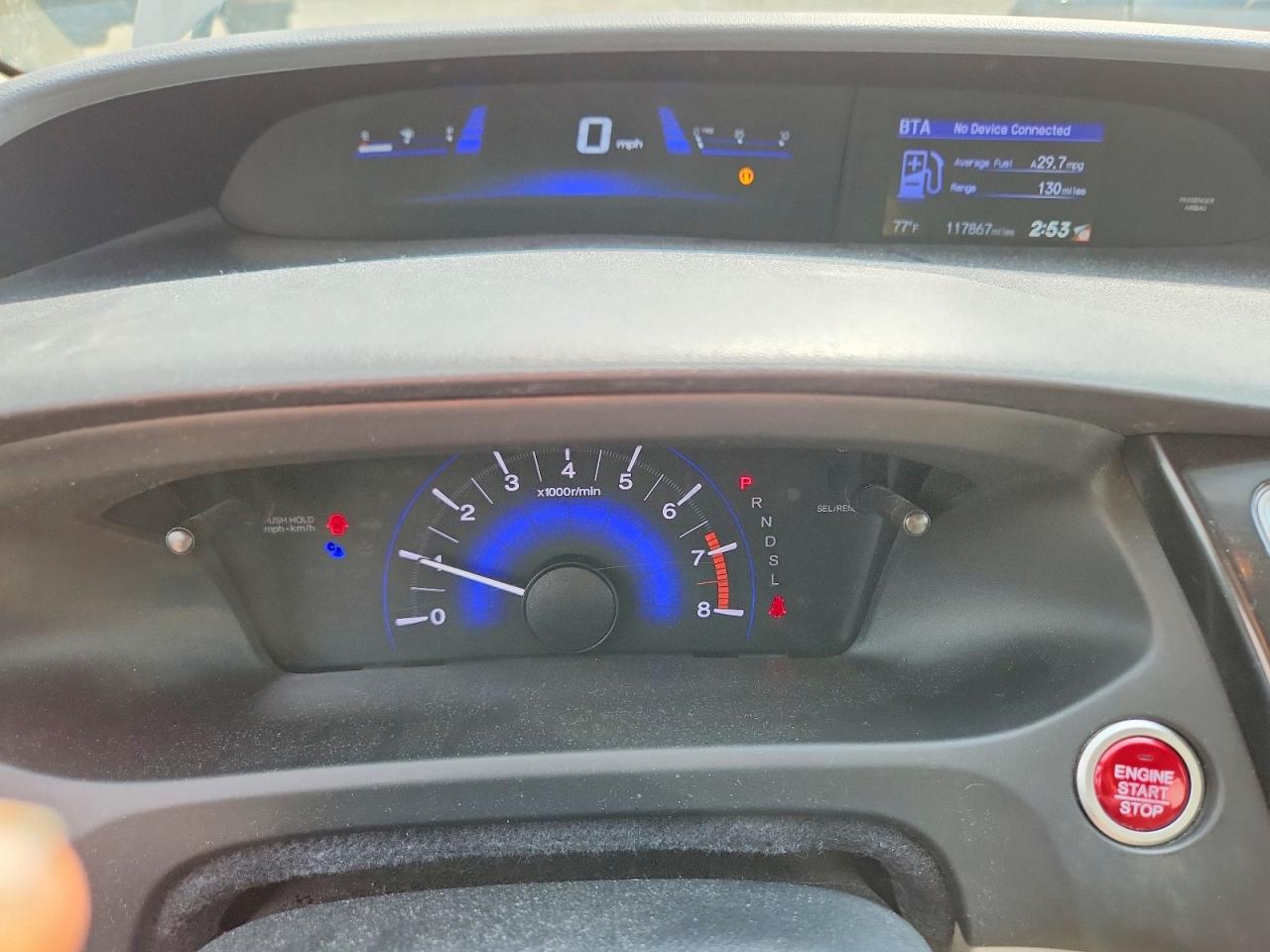 2014 Honda Civic Ex Серый vin: 2HGFB2F89EH558589