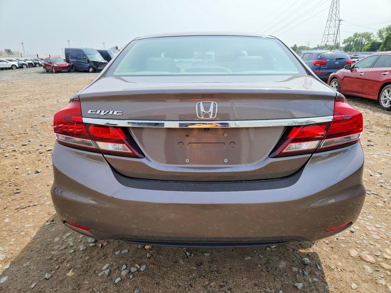 2014 Honda Civic Ex Серый vin: 2HGFB2F89EH558589