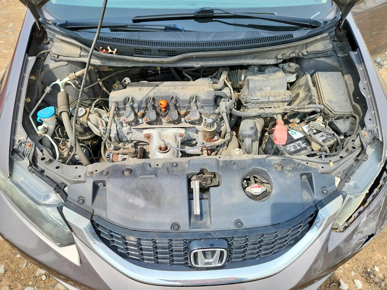 2014 Honda Civic Ex Серый vin: 2HGFB2F89EH558589