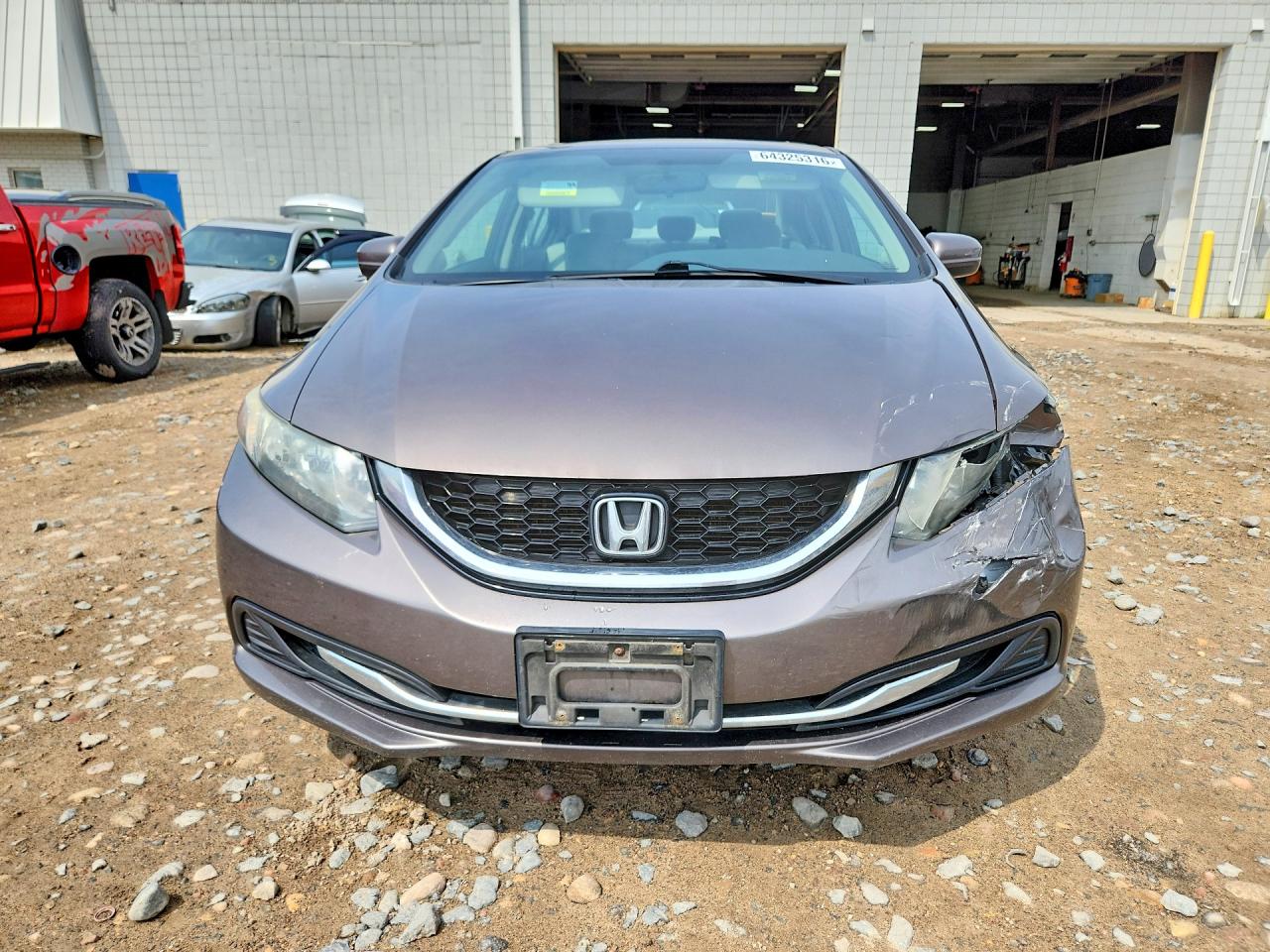 2014 Honda Civic Ex Серый vin: 2HGFB2F89EH558589