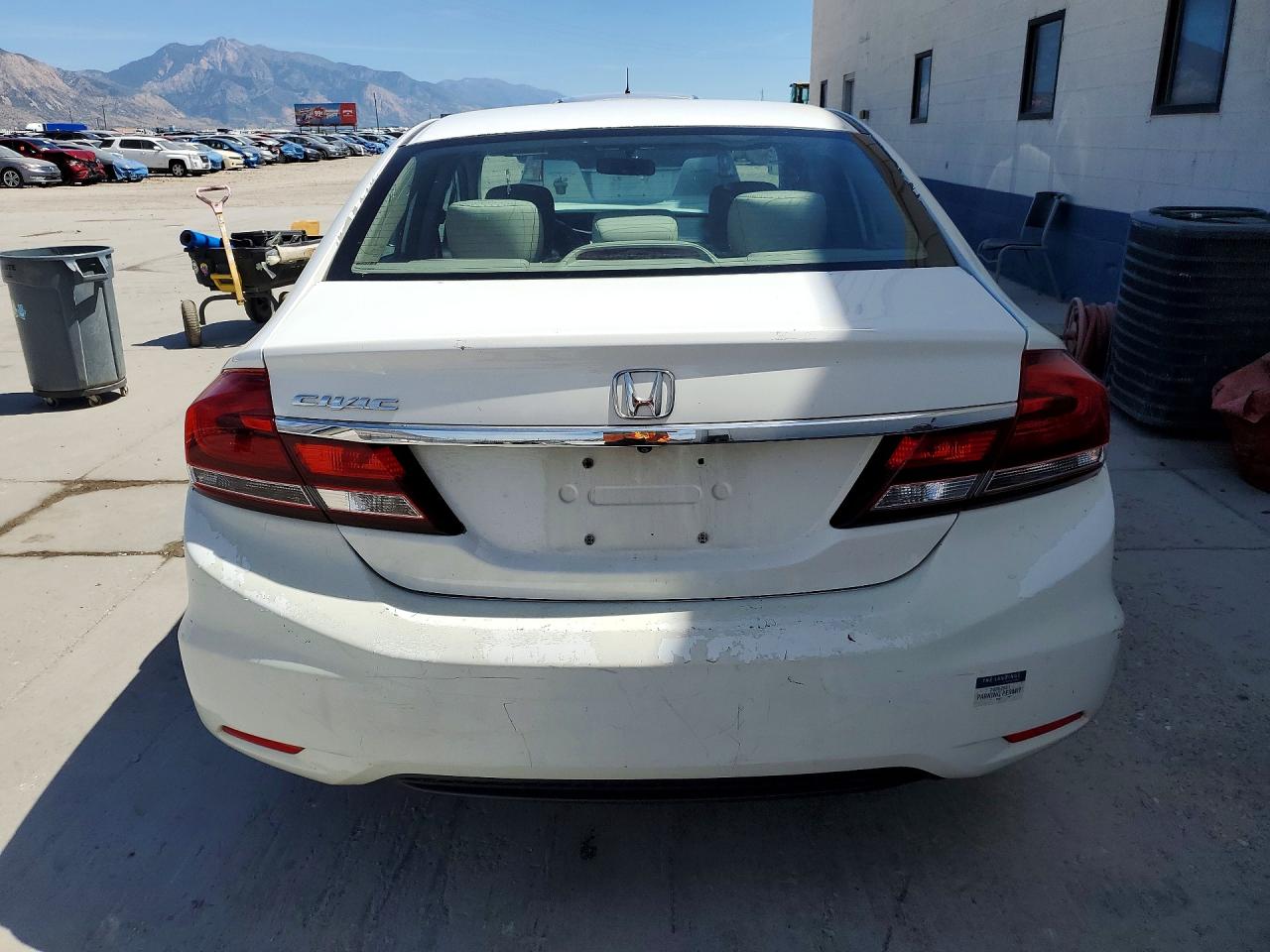 2015 Honda Civic Ex White vin: 2HGFB2F89FH504520
