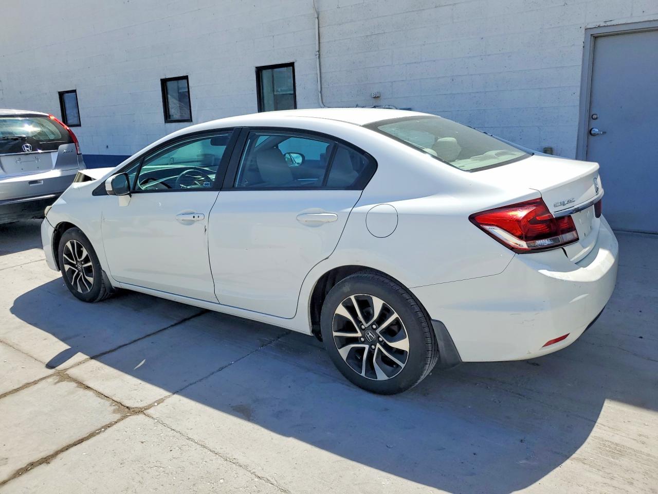 2015 Honda Civic Ex White vin: 2HGFB2F89FH504520