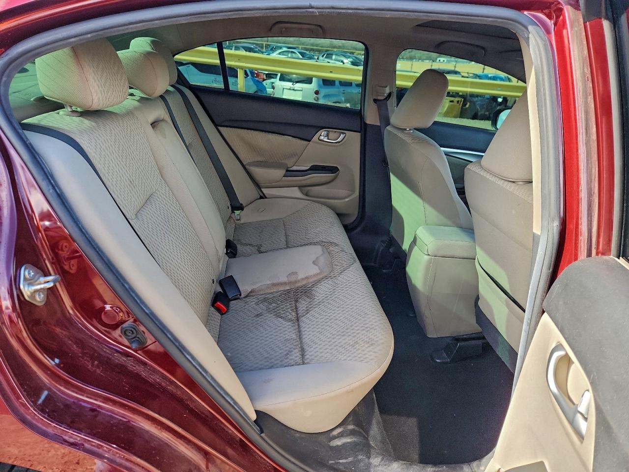 2015 Honda Civic Ex Бордовый vin: 2HGFB2F89FH559162