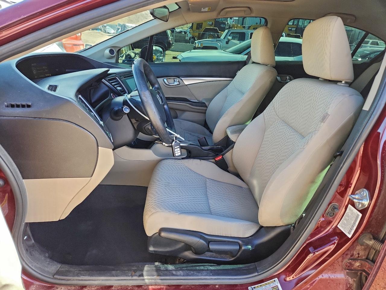 2015 Honda Civic Ex Бордовый vin: 2HGFB2F89FH559162