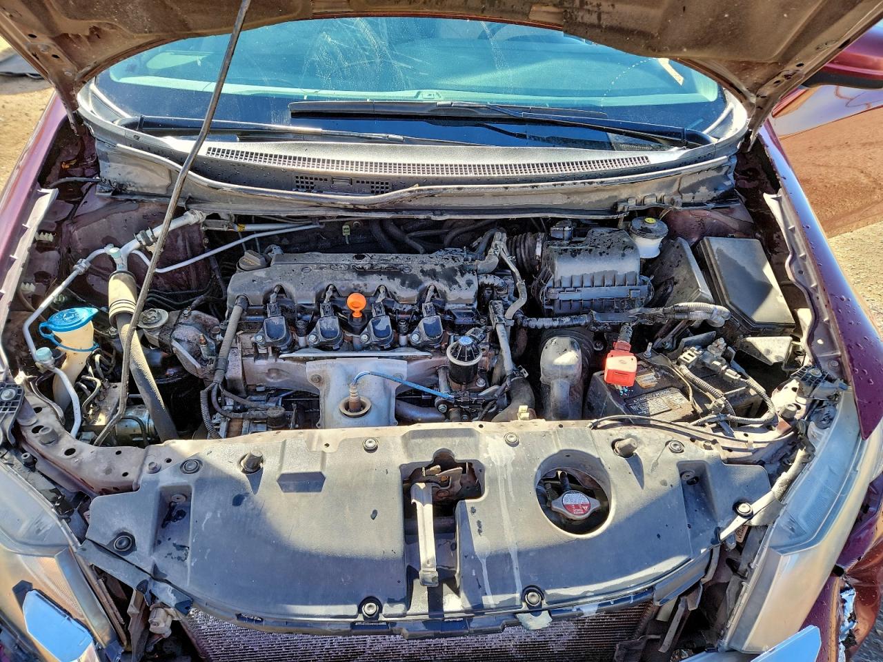 2015 Honda Civic Ex Бордовый vin: 2HGFB2F89FH559162