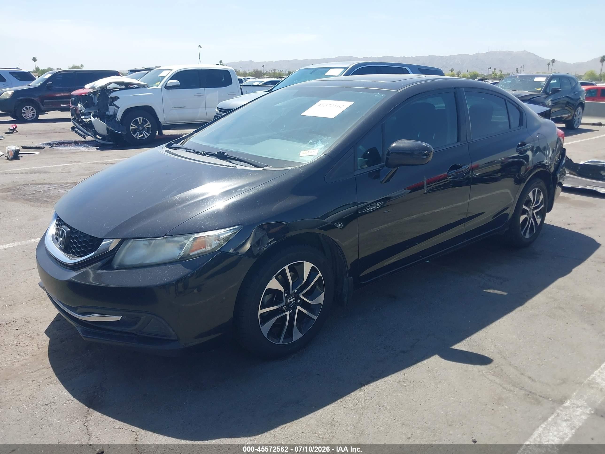 2015 Honda Civic Ex Black vin: 2HGFB2F89FH562532