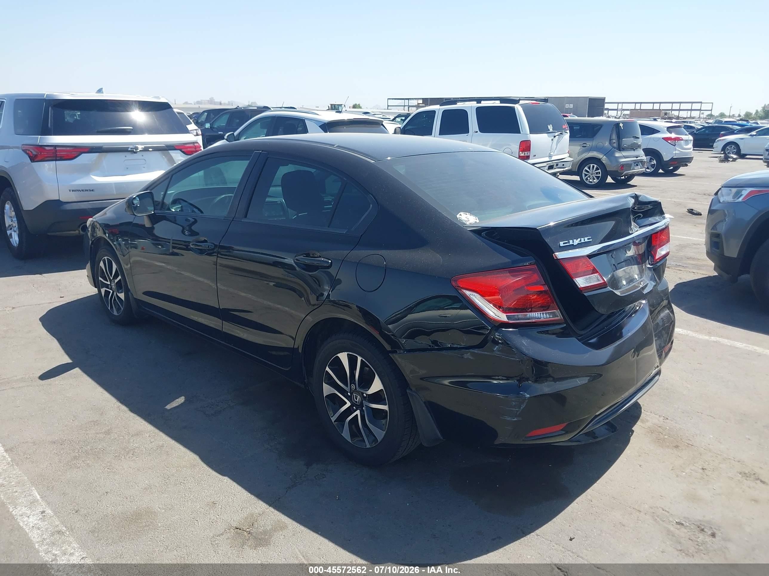 2015 Honda Civic Ex Black vin: 2HGFB2F89FH562532
