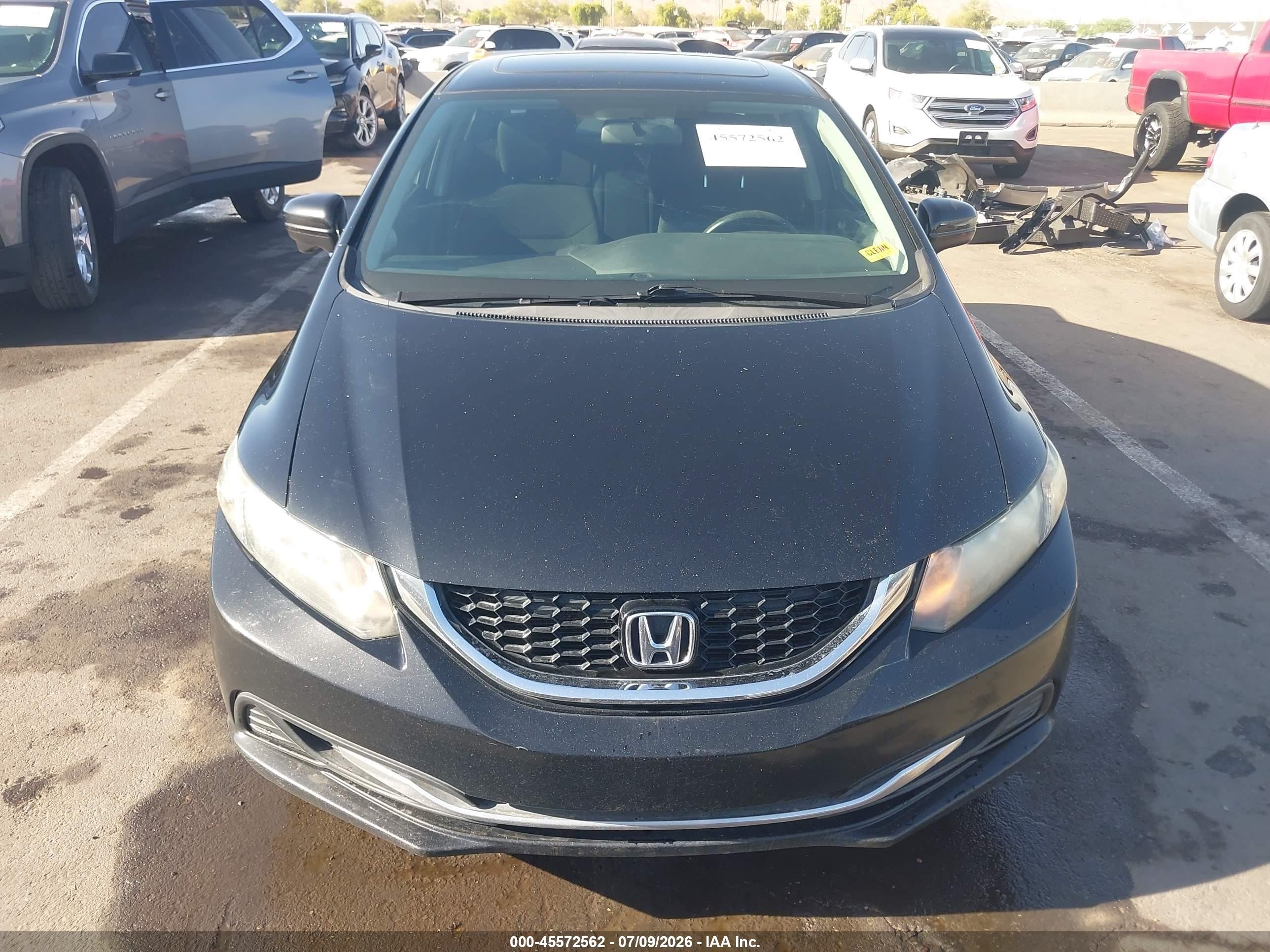 2015 Honda Civic Ex Black vin: 2HGFB2F89FH562532